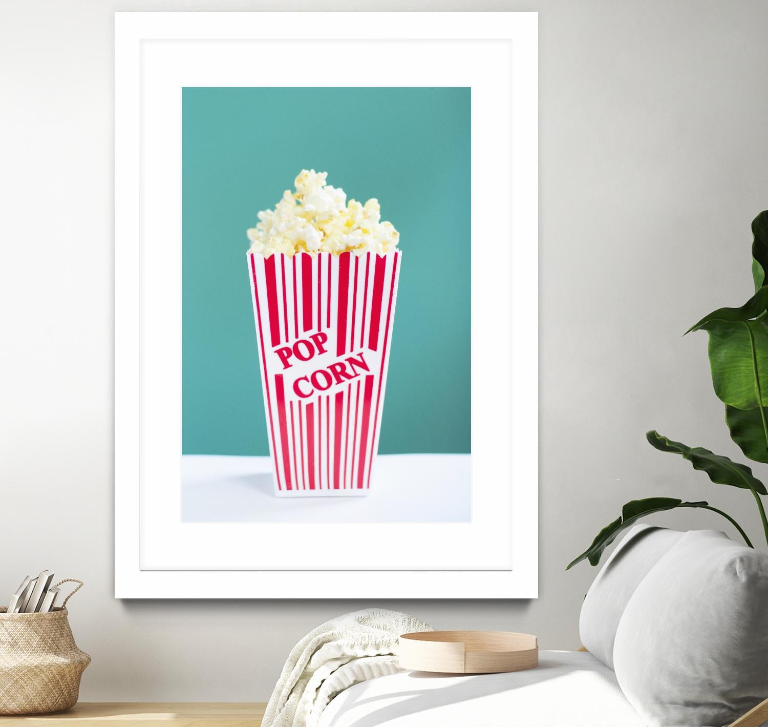 Movie Time by Libertad Leal on GIANT ART - turquoise fruit-food-drink