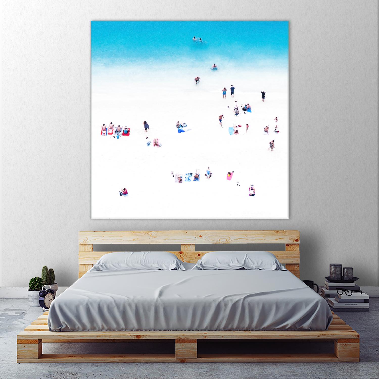 Whitewashed Beach A by THE Studio on GIANT ART - blue everyday life