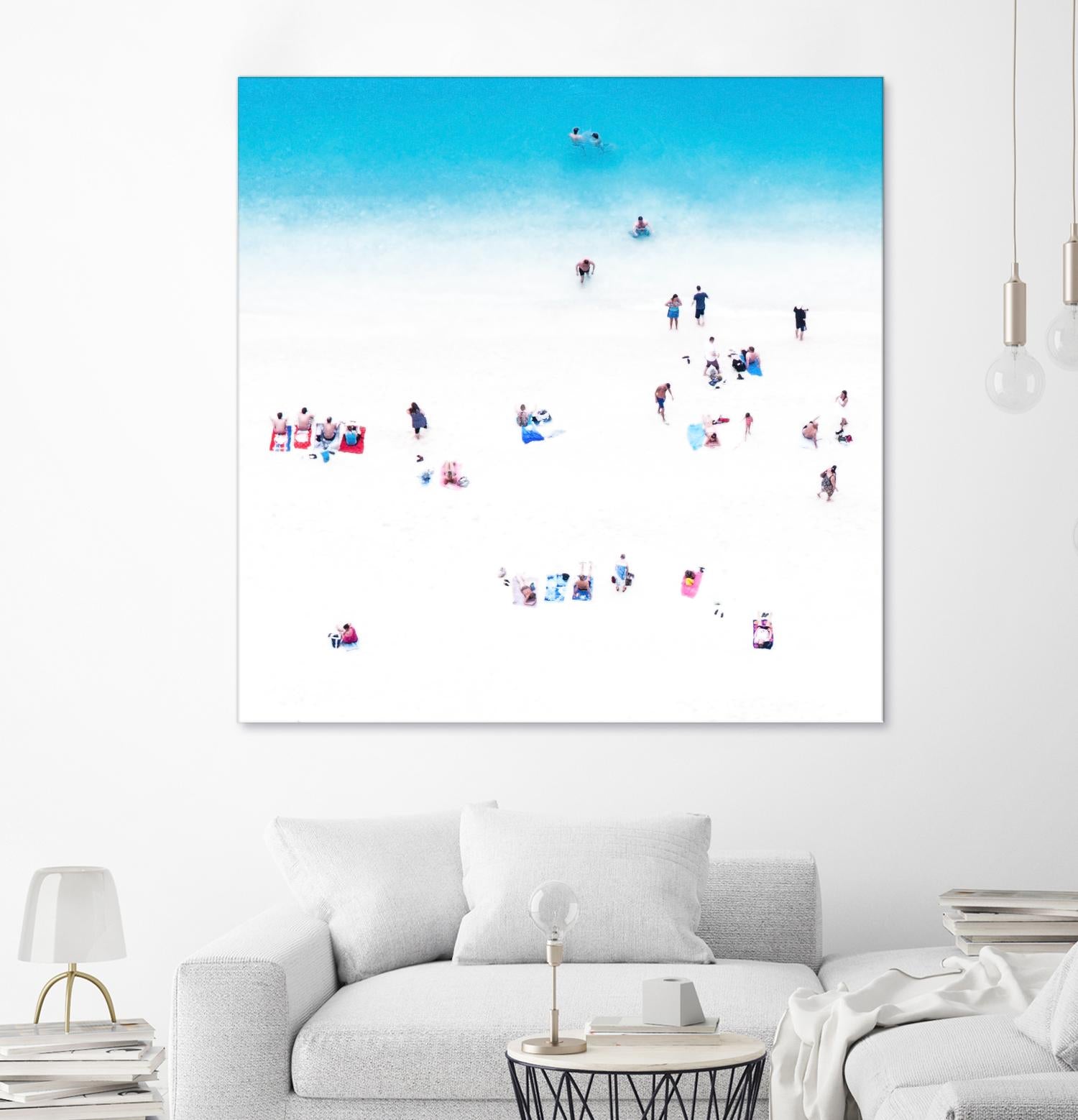 Whitewashed Beach A by THE Studio on GIANT ART - blue everyday life