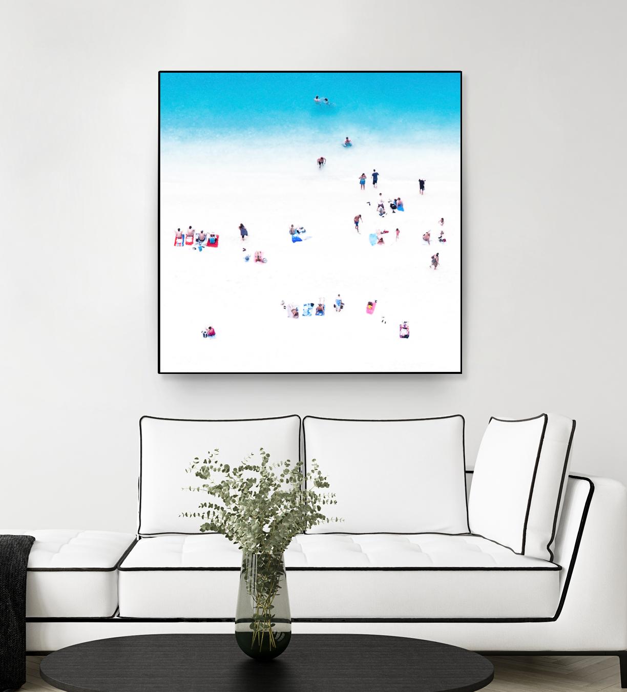 Whitewashed Beach A by THE Studio on GIANT ART - blue everyday life
