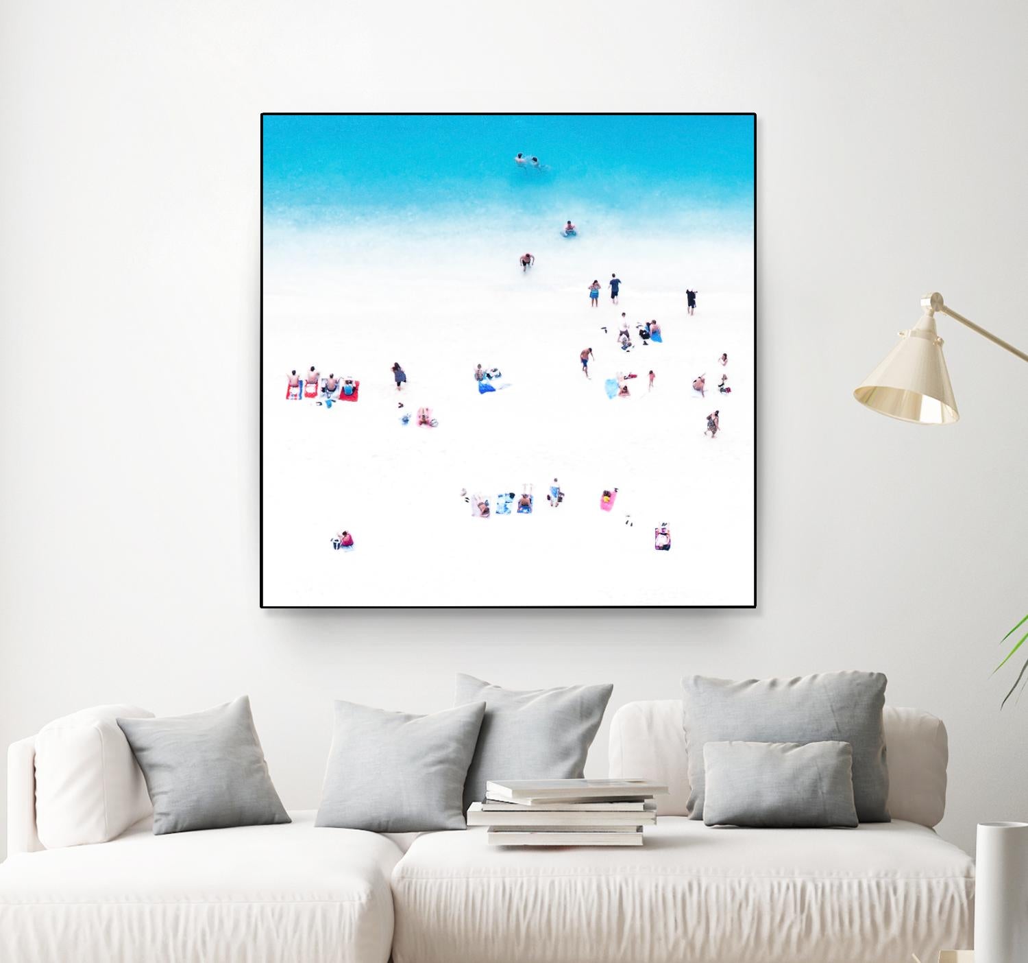 Whitewashed Beach A by THE Studio on GIANT ART - blue everyday life