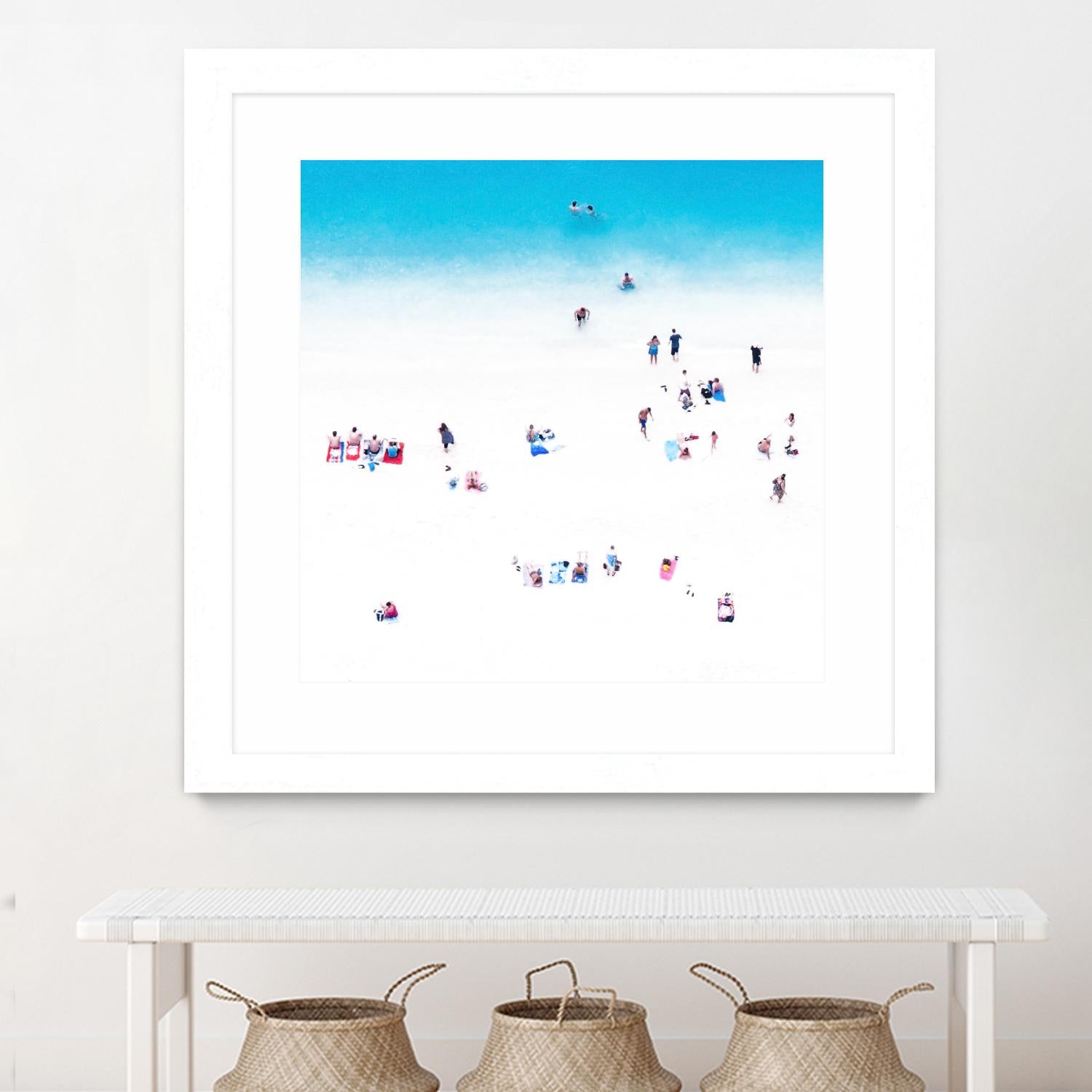 Whitewashed Beach A by THE Studio on GIANT ART - blue everyday life