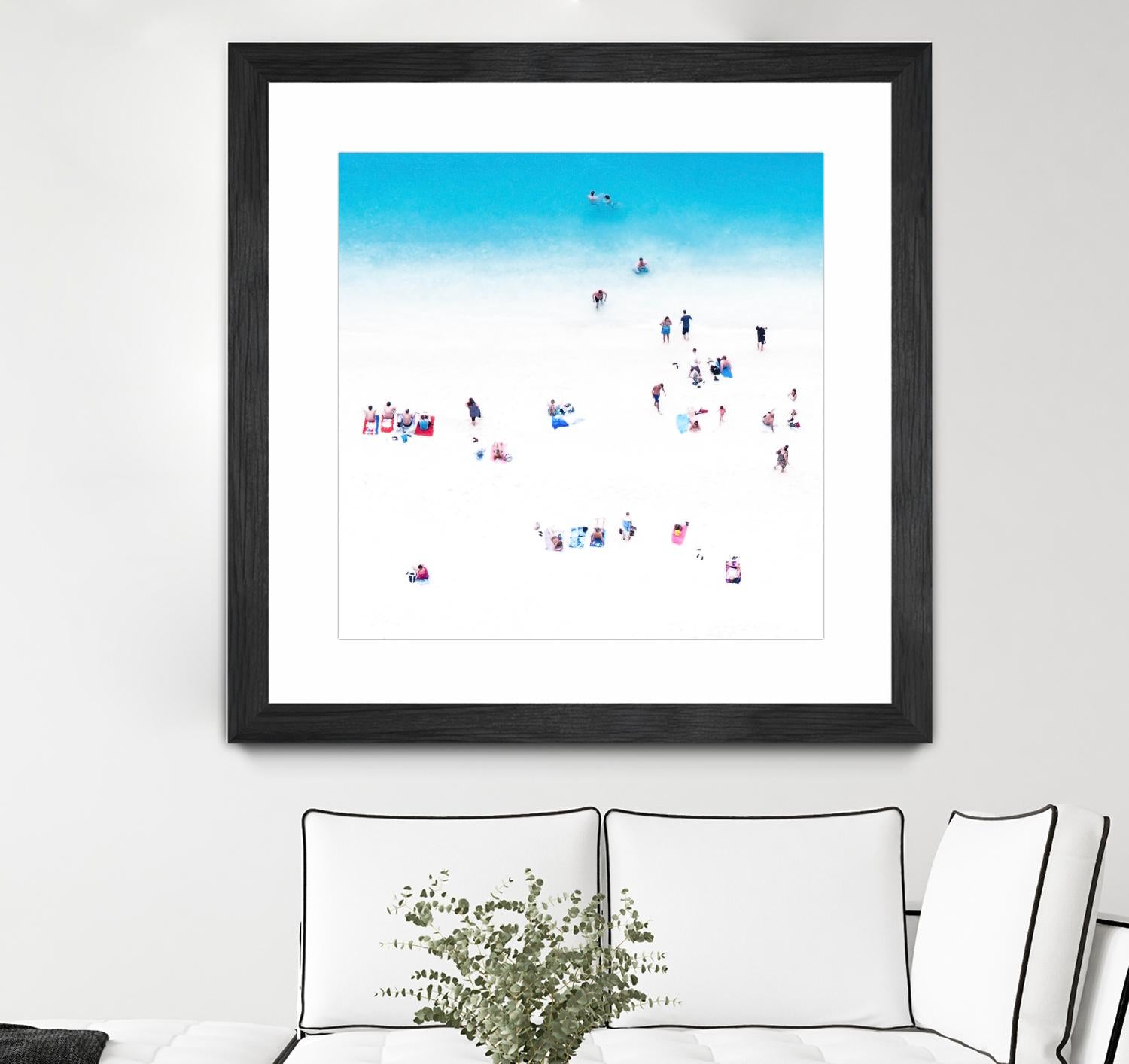 Whitewashed Beach A by THE Studio on GIANT ART - blue everyday life