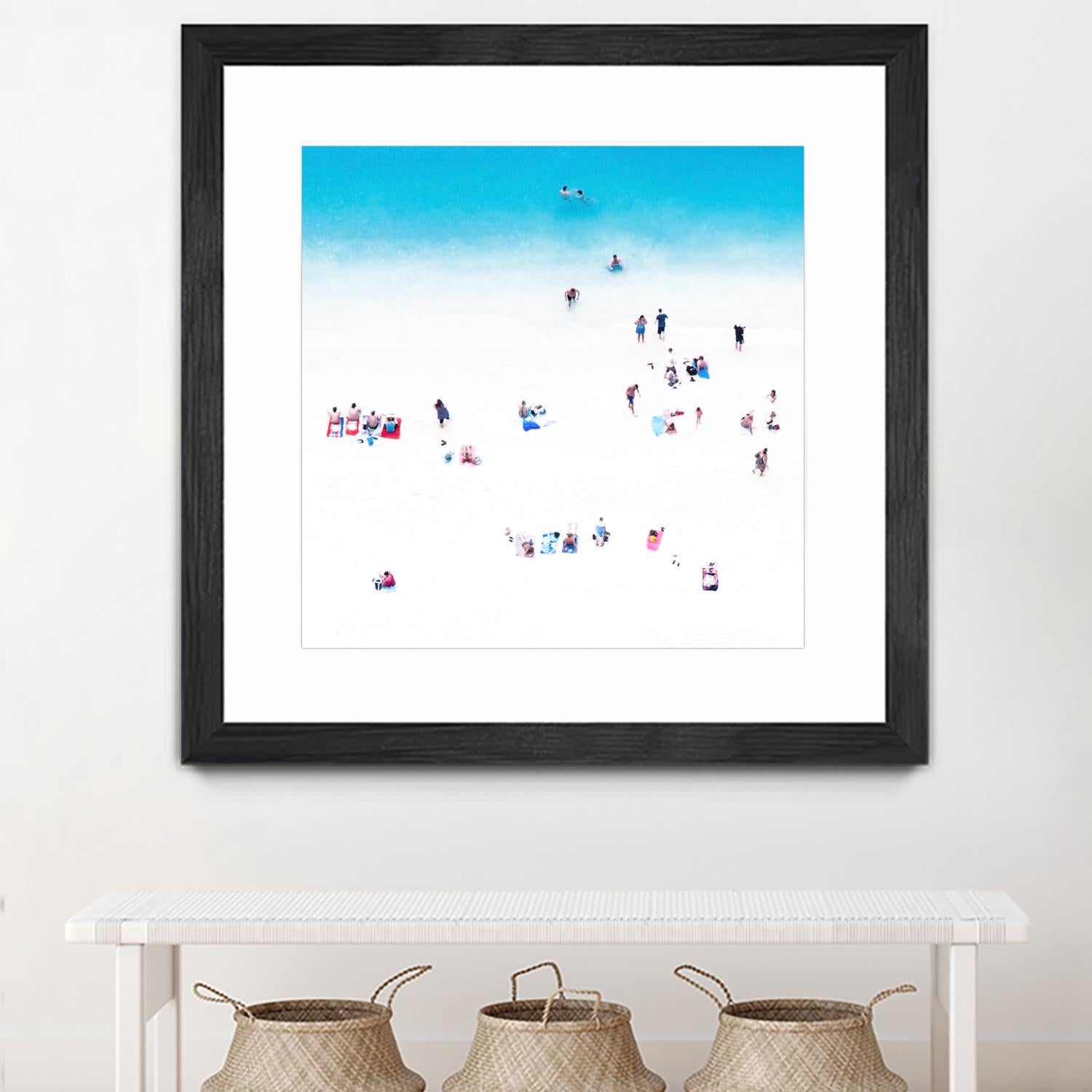 Whitewashed Beach A by THE Studio on GIANT ART - blue everyday life