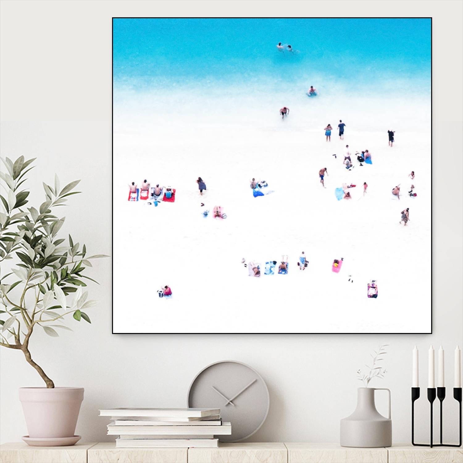 Whitewashed Beach A by THE Studio on GIANT ART - blue everyday life