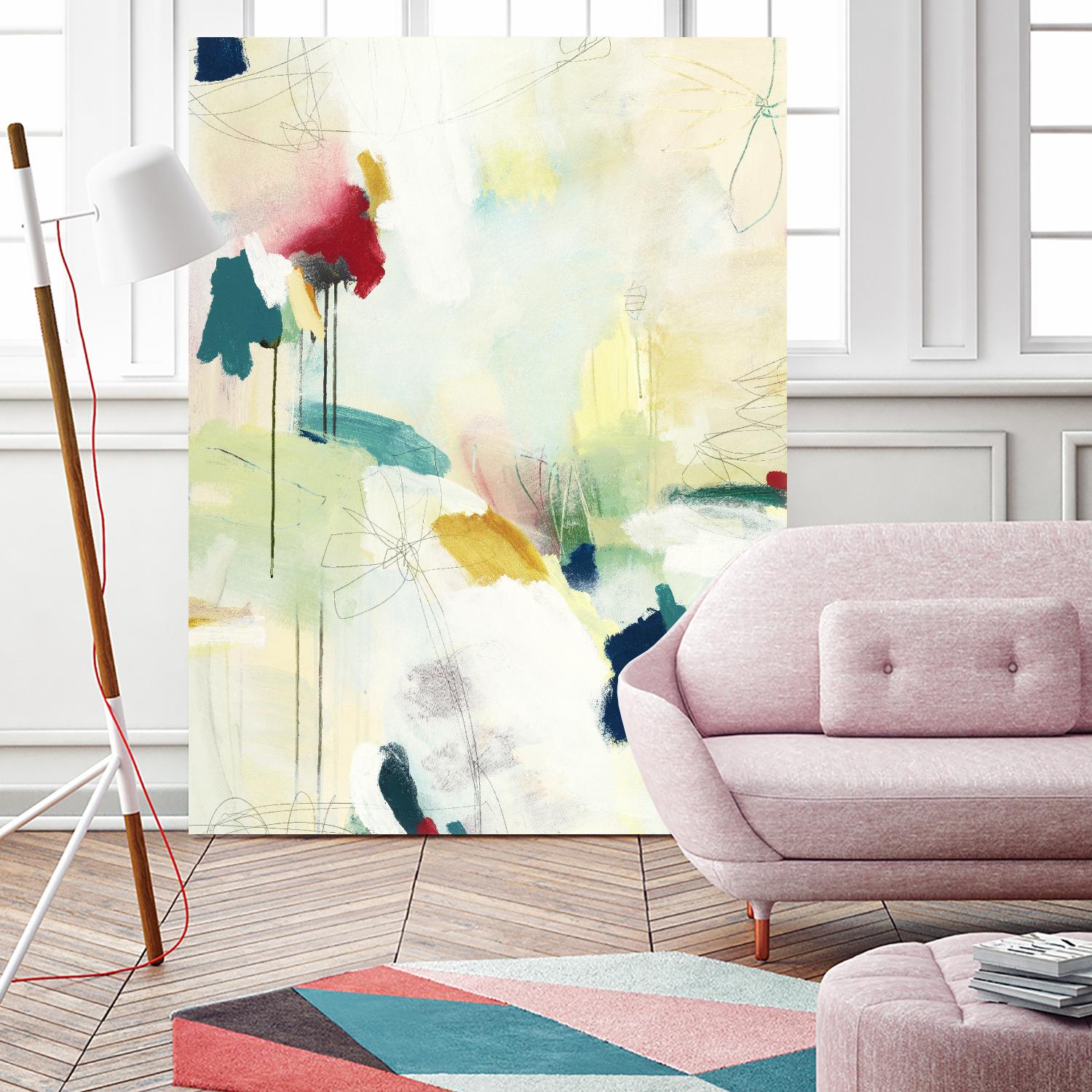 Medley 2 by Kyle Goderwis on GIANT ART - blue abstract