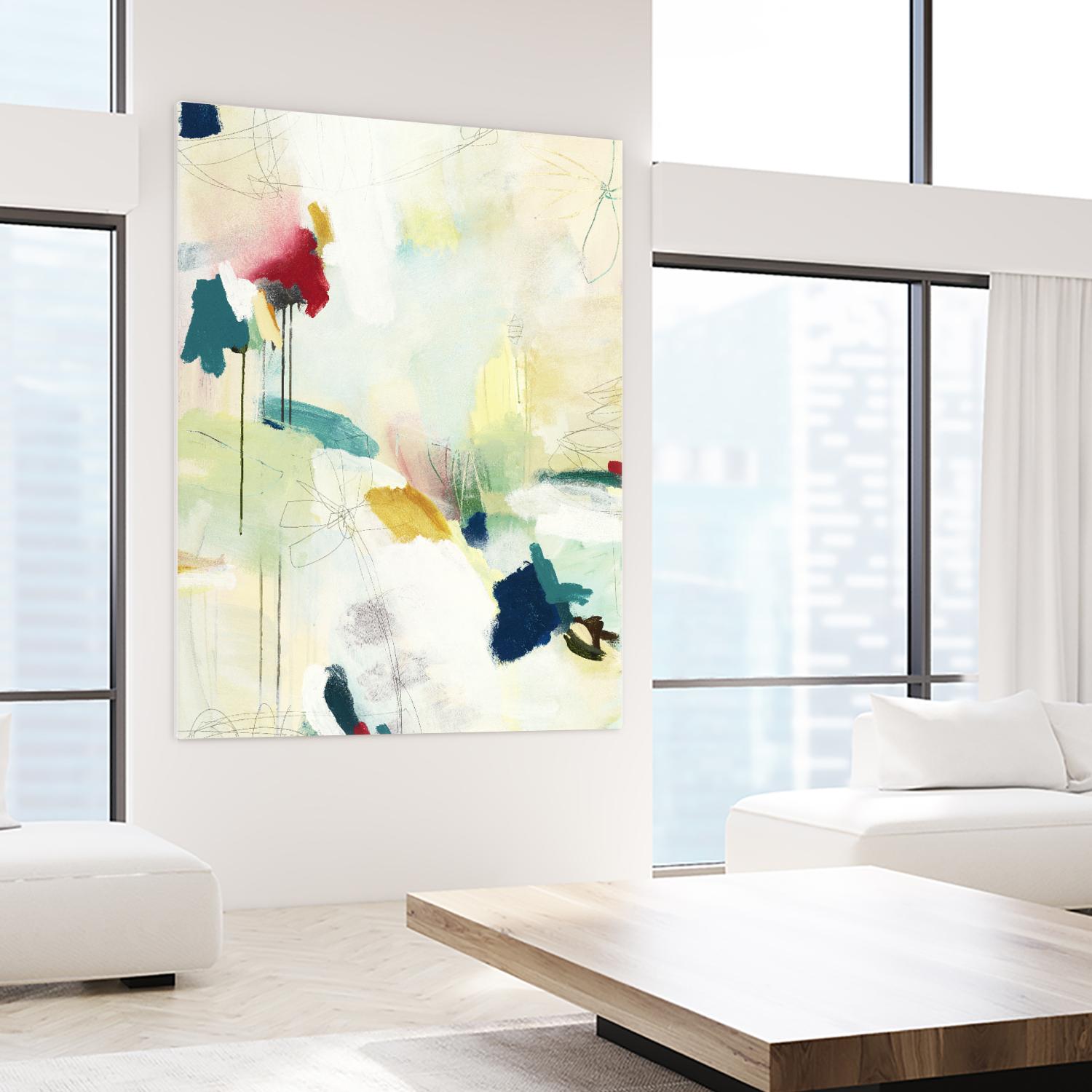 Medley 2 by Kyle Goderwis on GIANT ART - blue abstract