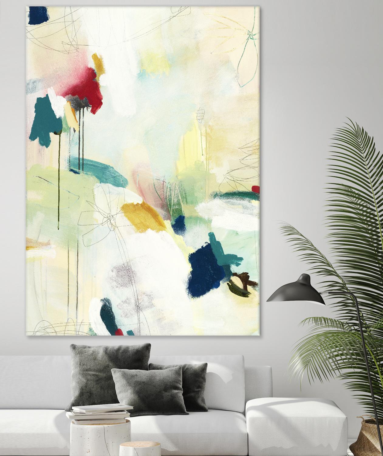 Medley 2 by Kyle Goderwis on GIANT ART - blue abstract