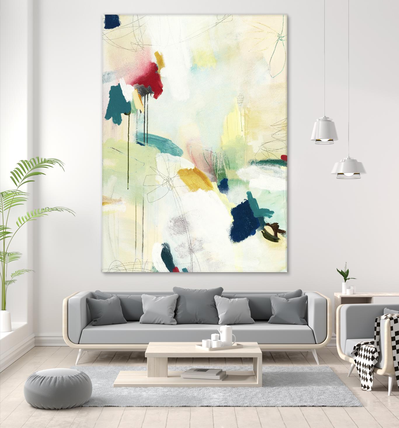 Medley 2 by Kyle Goderwis on GIANT ART - blue abstract