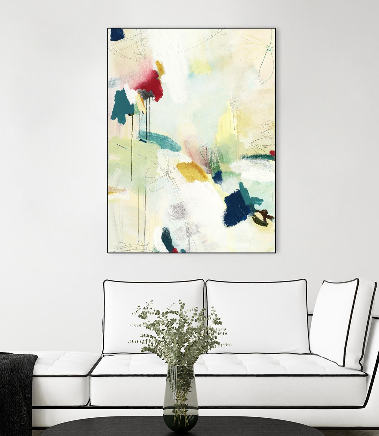 Medley 2 by Kyle Goderwis on GIANT ART - blue abstract