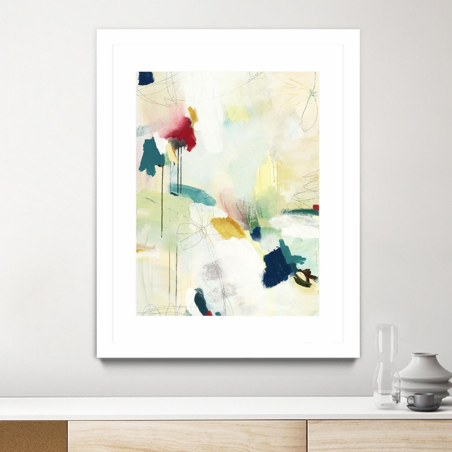 Medley 2 by Kyle Goderwis on GIANT ART - blue abstract