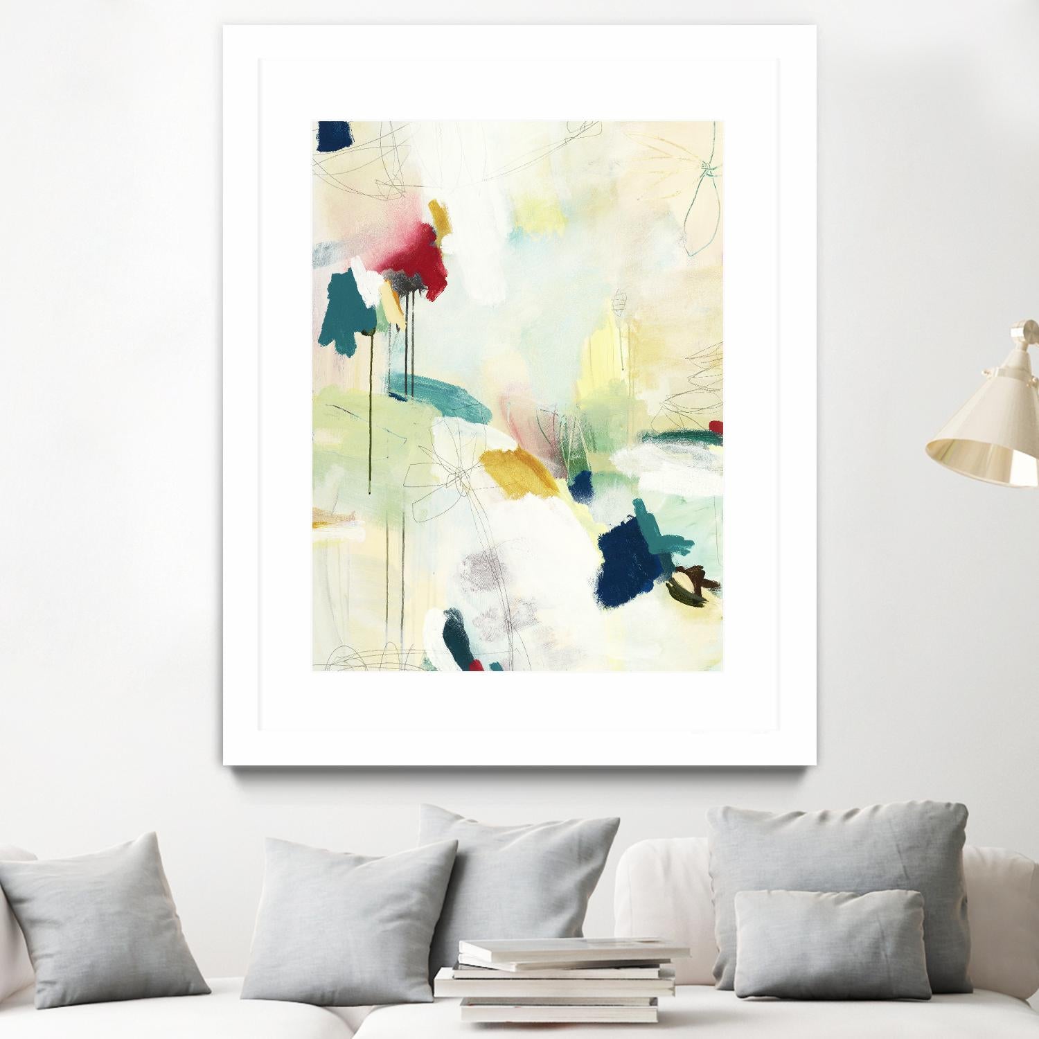 Medley 2 by Kyle Goderwis on GIANT ART - blue abstract