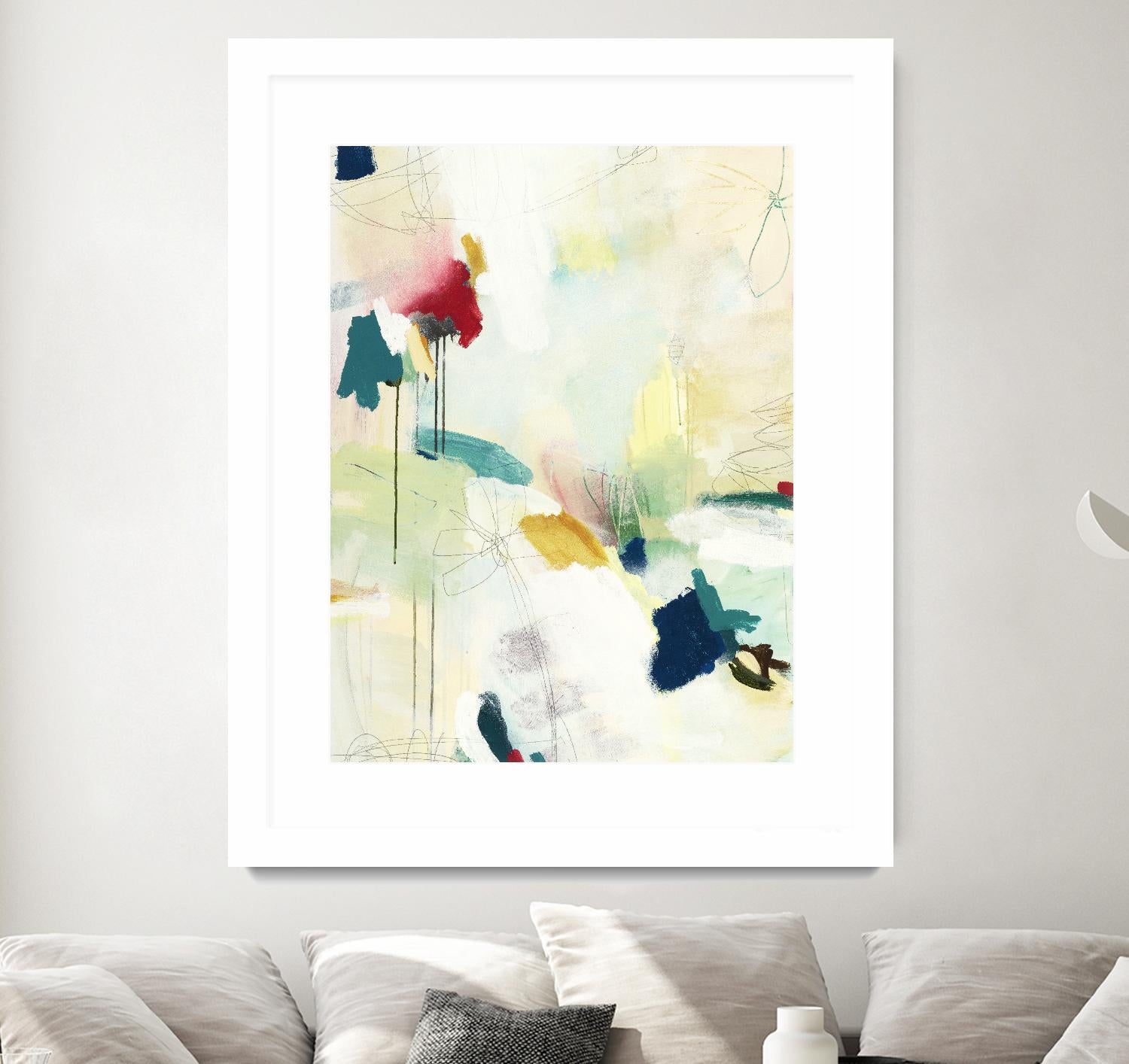 Medley 2 by Kyle Goderwis on GIANT ART - blue abstract