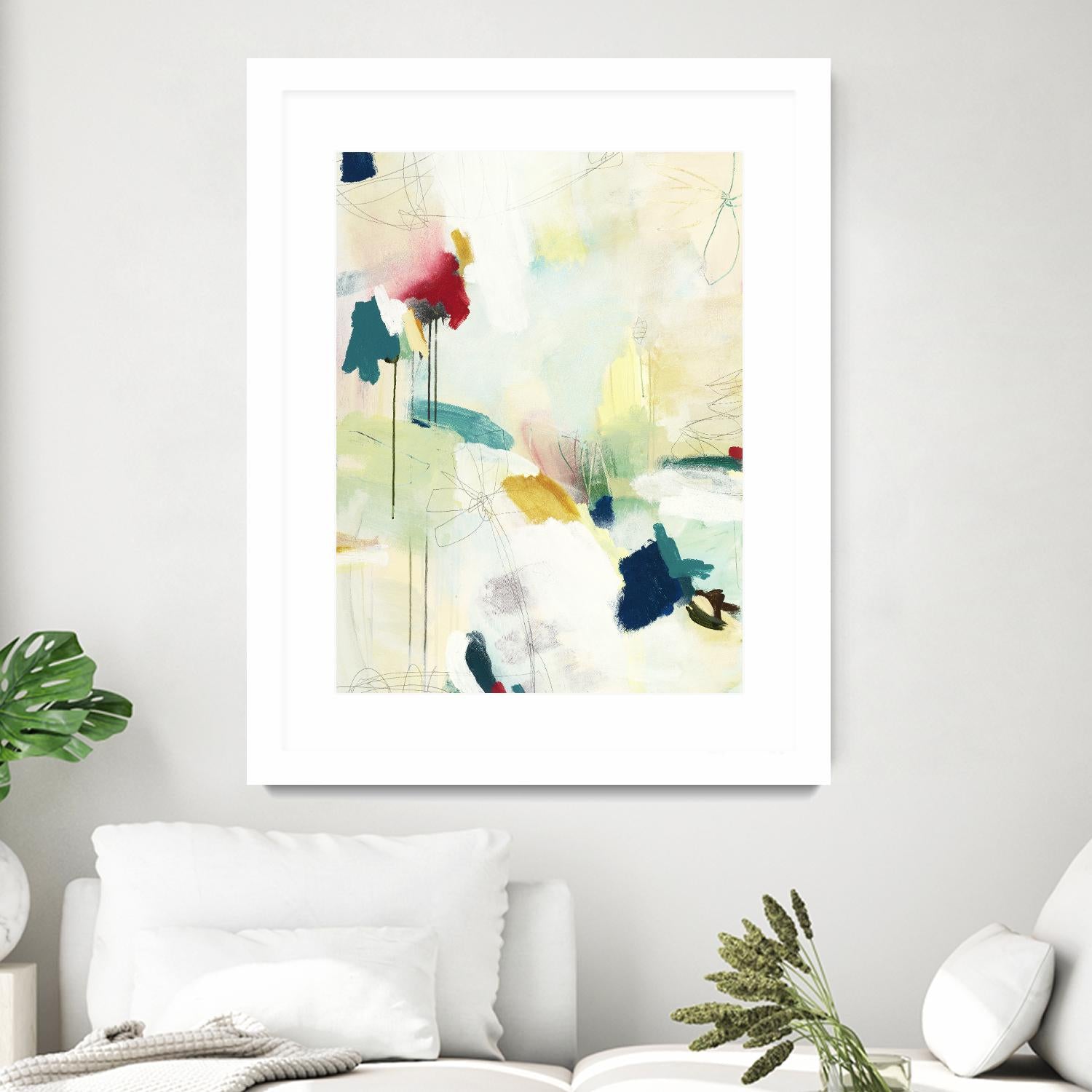 Medley 2 by Kyle Goderwis on GIANT ART - blue abstract