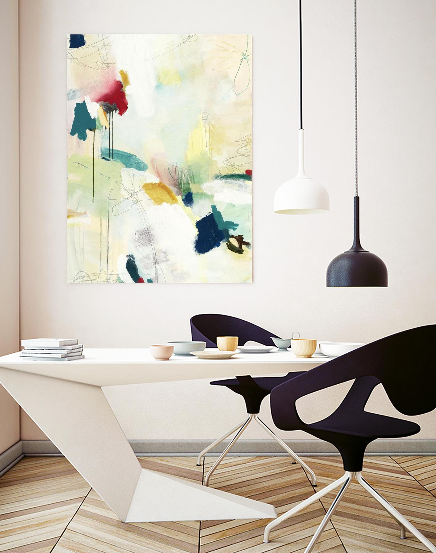 Medley 2 by Kyle Goderwis on GIANT ART - blue abstract