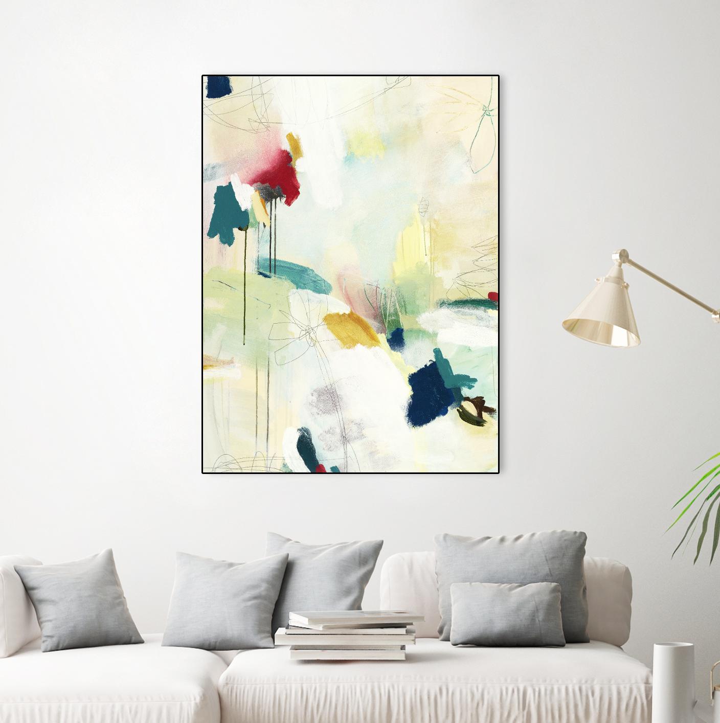 Medley 2 by Kyle Goderwis on GIANT ART - blue abstract