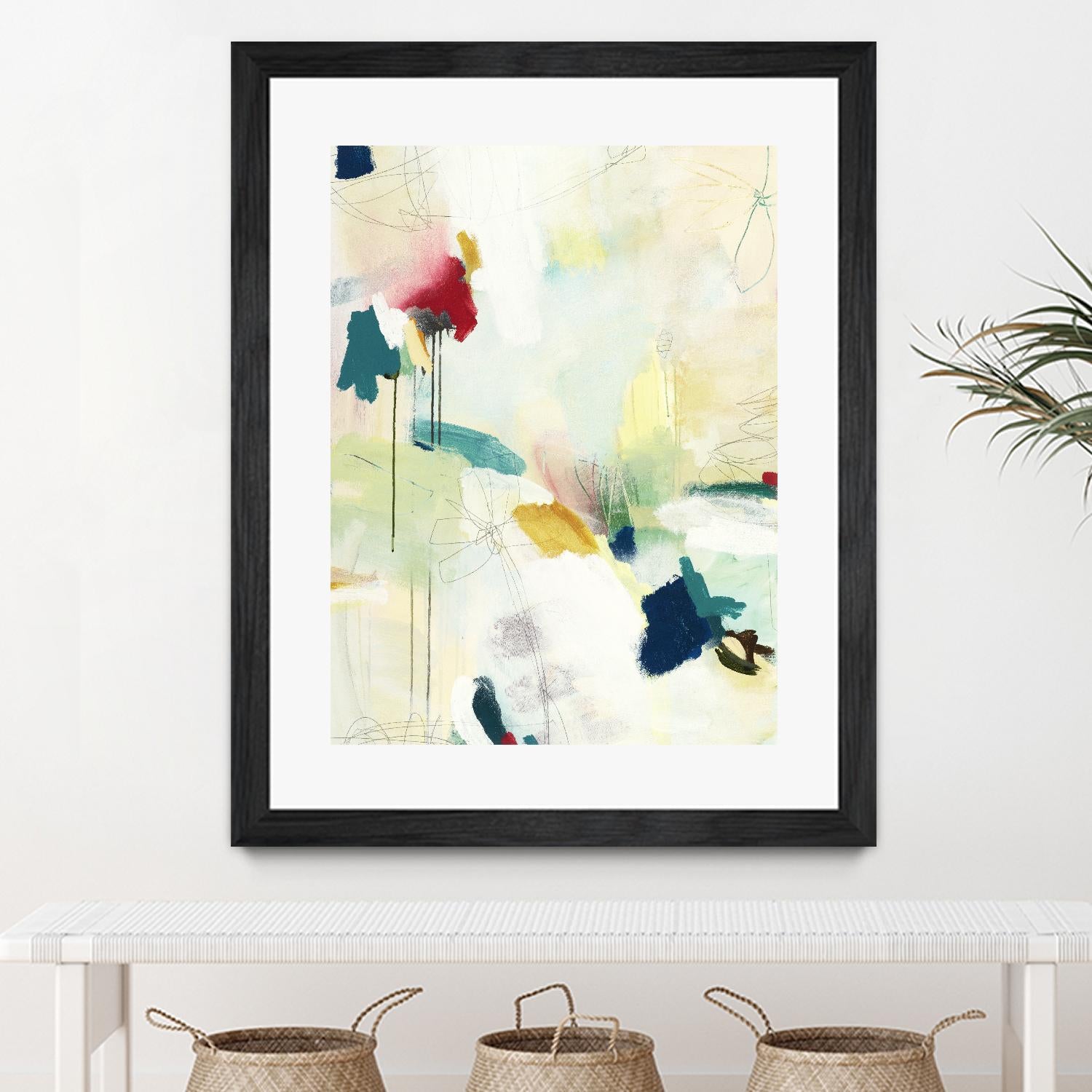 Medley 2 by Kyle Goderwis on GIANT ART - blue abstract