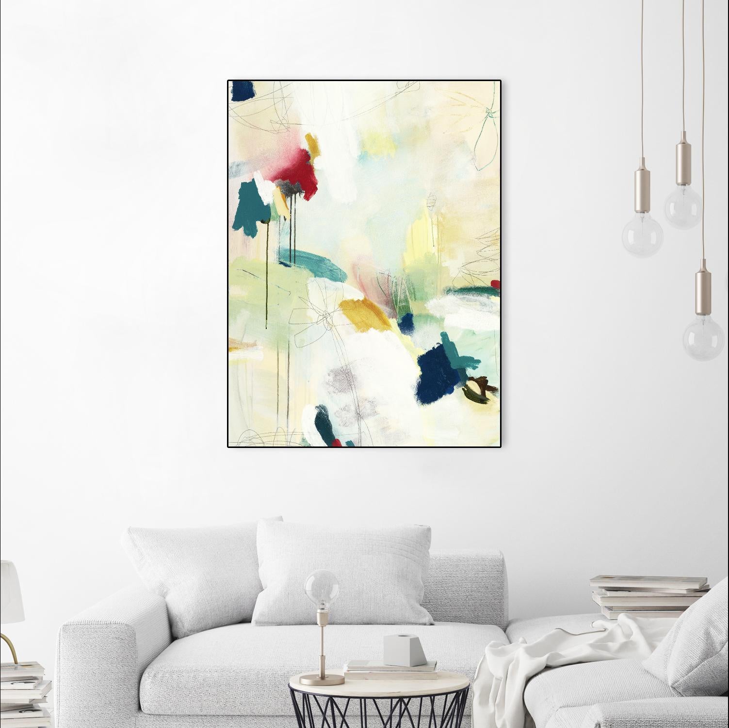 Medley 2 by Kyle Goderwis on GIANT ART - blue abstract