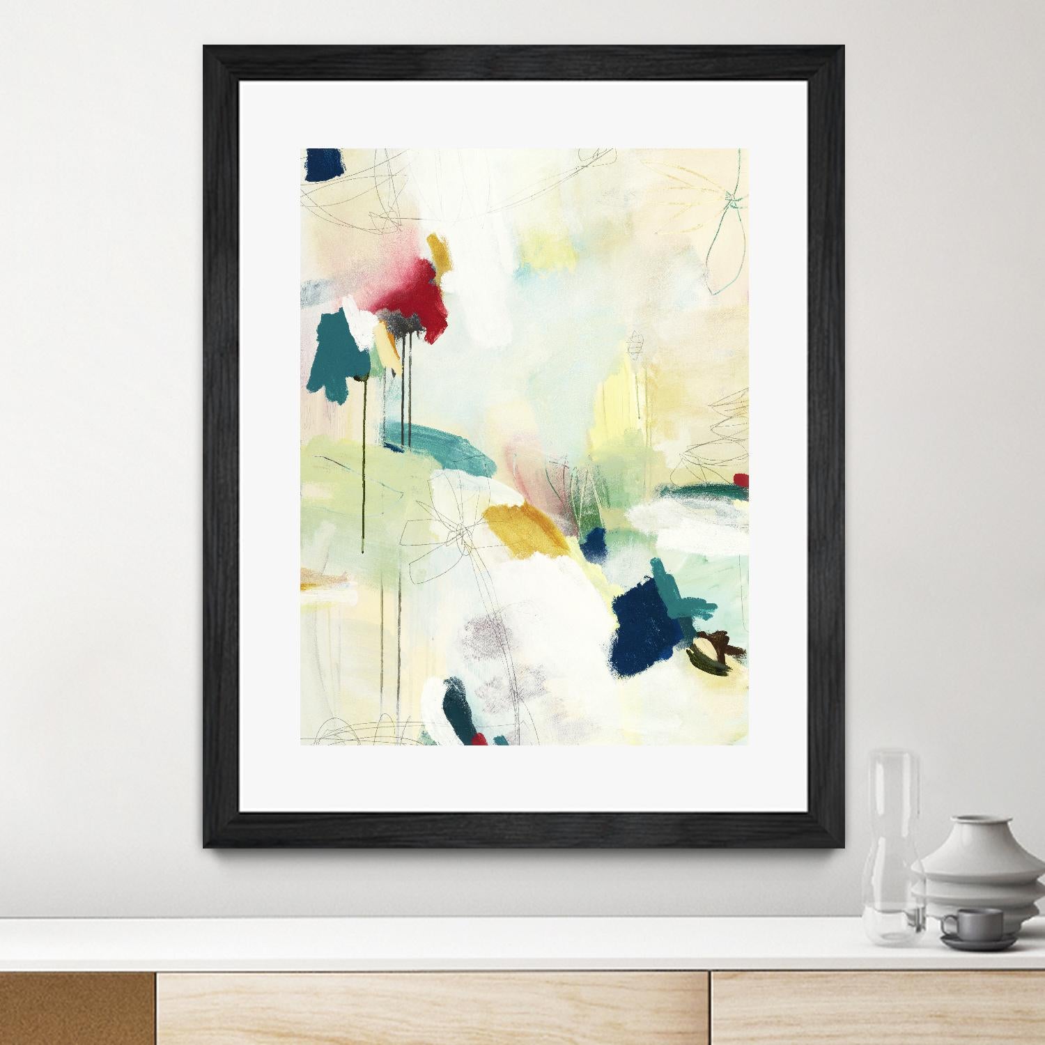 Medley 2 by Kyle Goderwis on GIANT ART - blue abstract