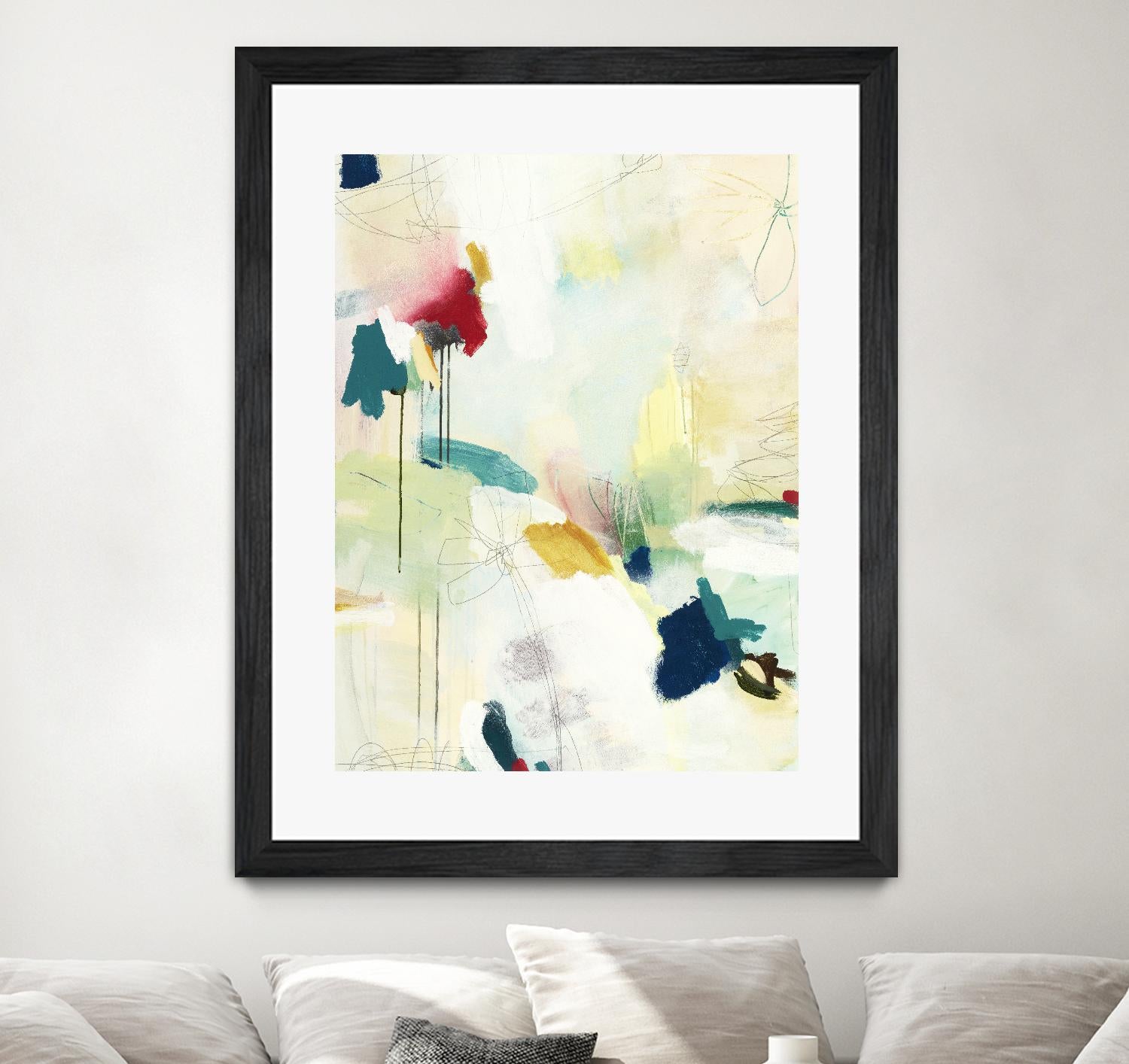 Medley 2 by Kyle Goderwis on GIANT ART - blue abstract