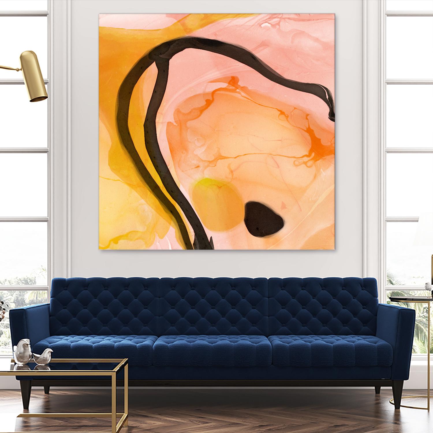 Sea Life in Pen 6 by Millie Brooks on GIANT ART - blue sea scene