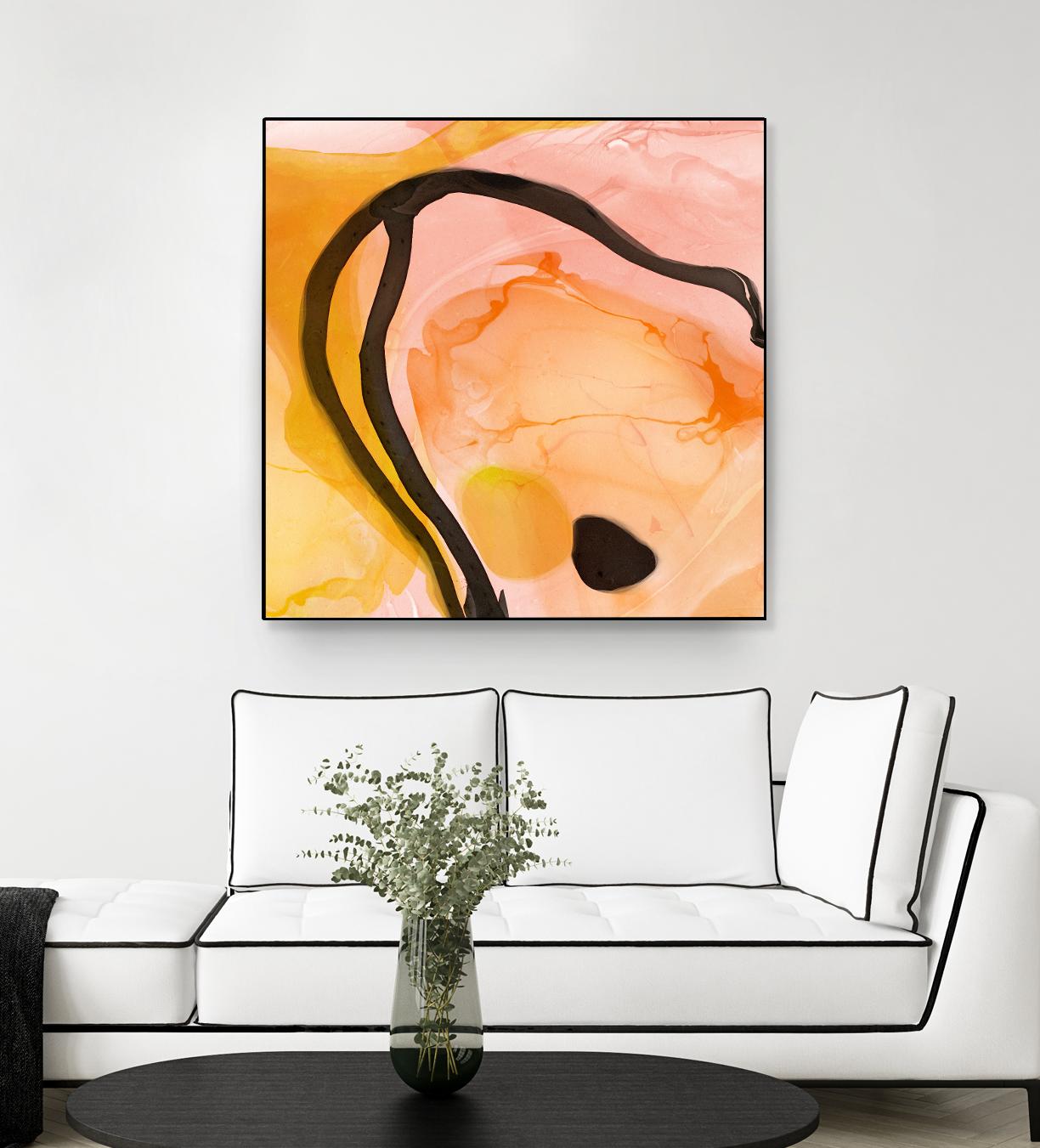 Sea Life in Pen 6 by Millie Brooks on GIANT ART - blue sea scene