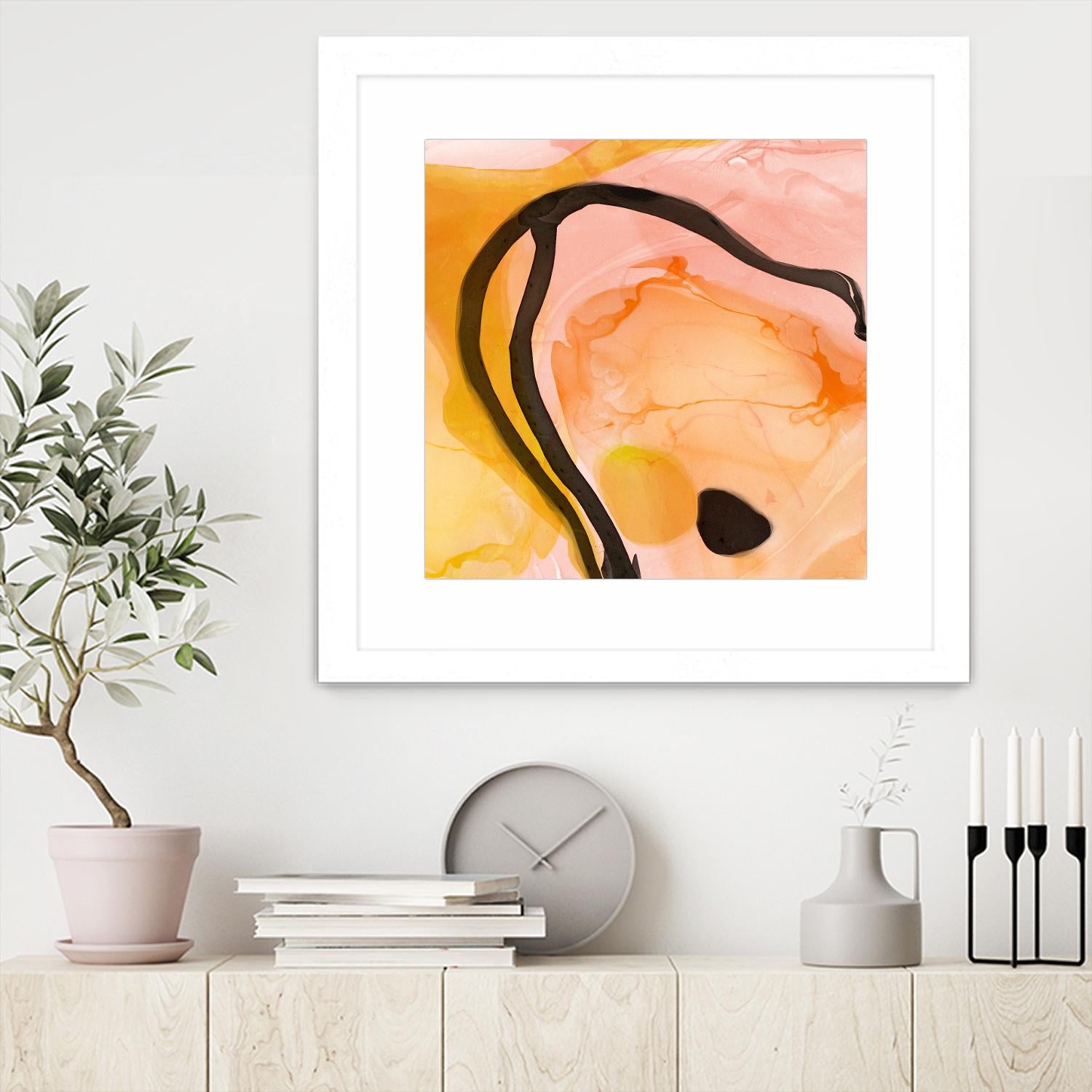 Sea Life in Pen 6 by Millie Brooks on GIANT ART - blue sea scene