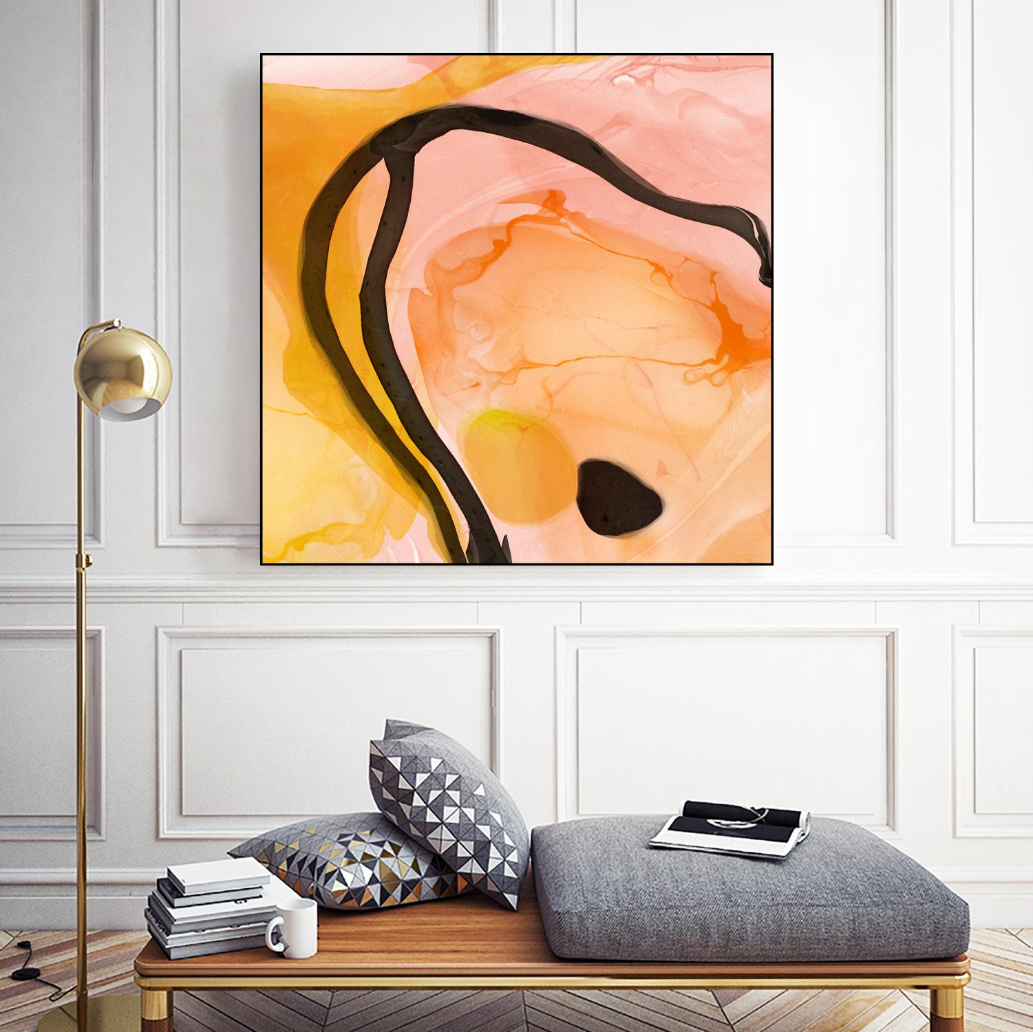 Sea Life in Pen 6 by Millie Brooks on GIANT ART - blue sea scene