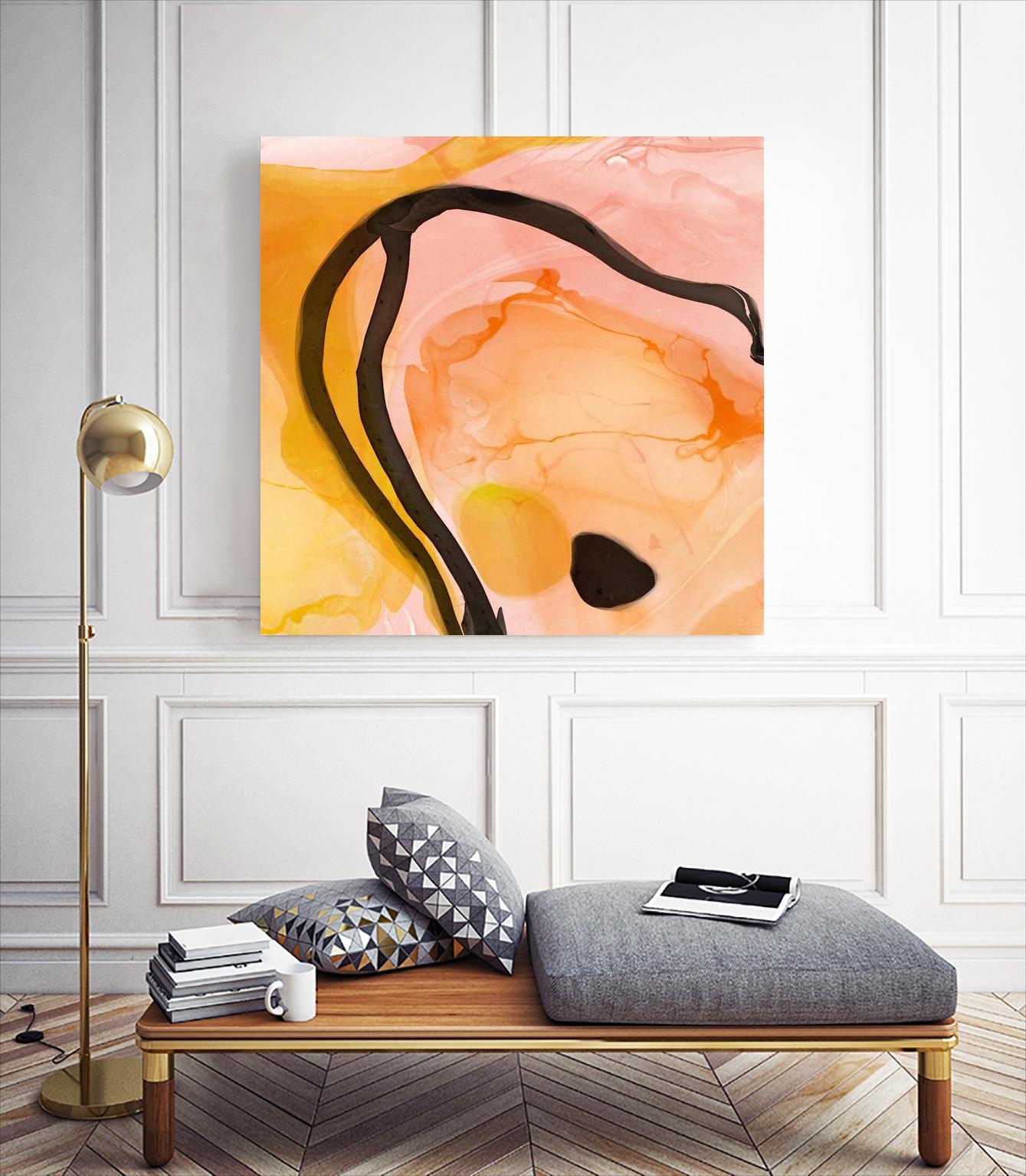 Sea Life in Pen 6 by Millie Brooks on GIANT ART - blue sea scene