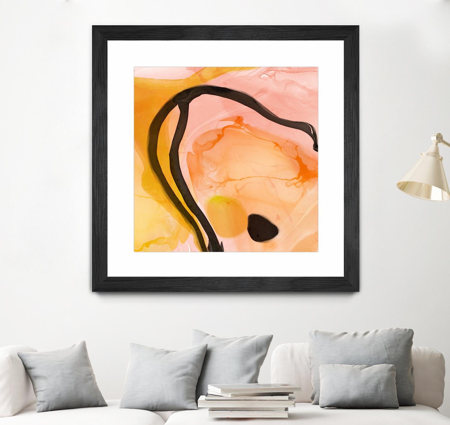 Sea Life in Pen 6 by Millie Brooks on GIANT ART - blue sea scene