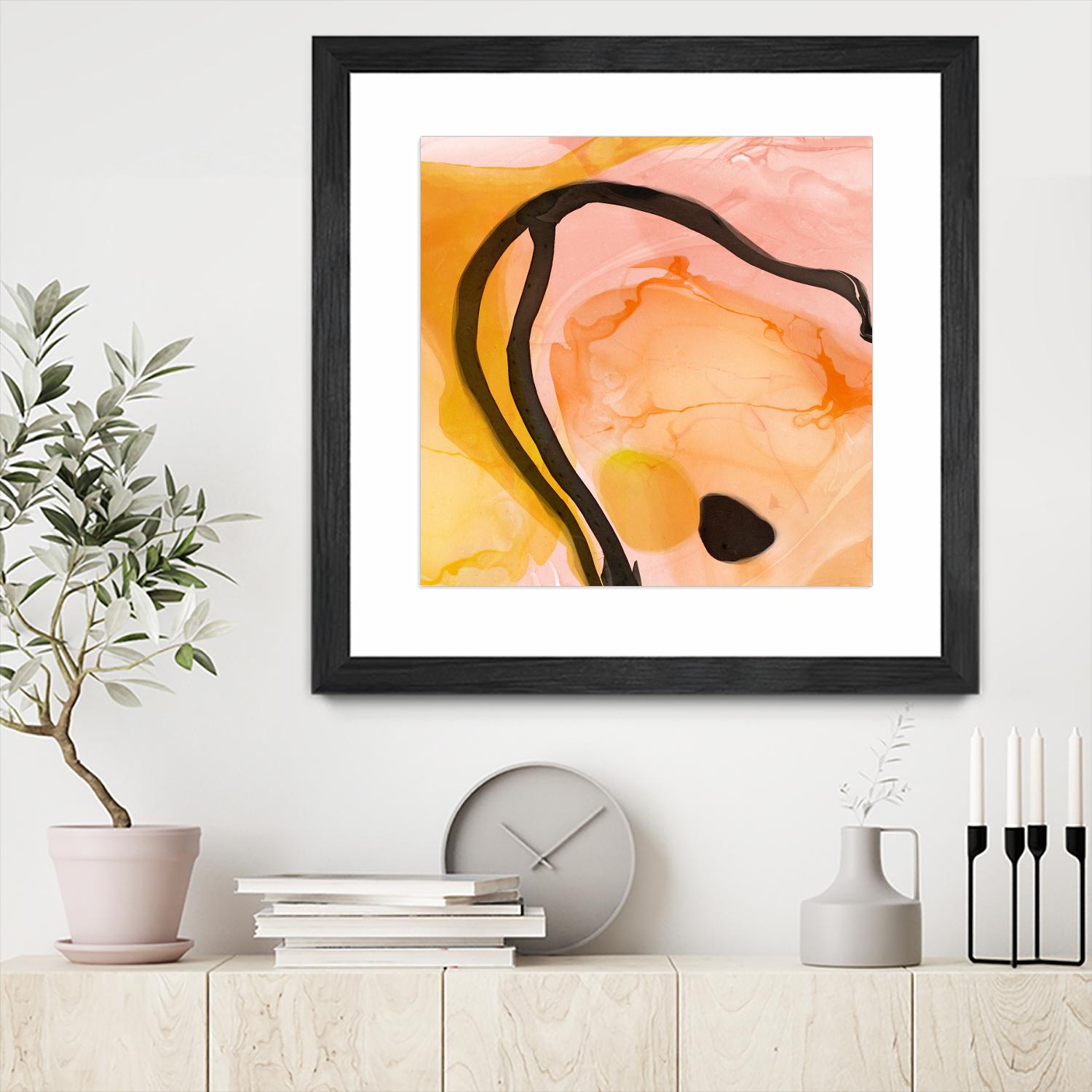 Sea Life in Pen 6 by Millie Brooks on GIANT ART - blue sea scene