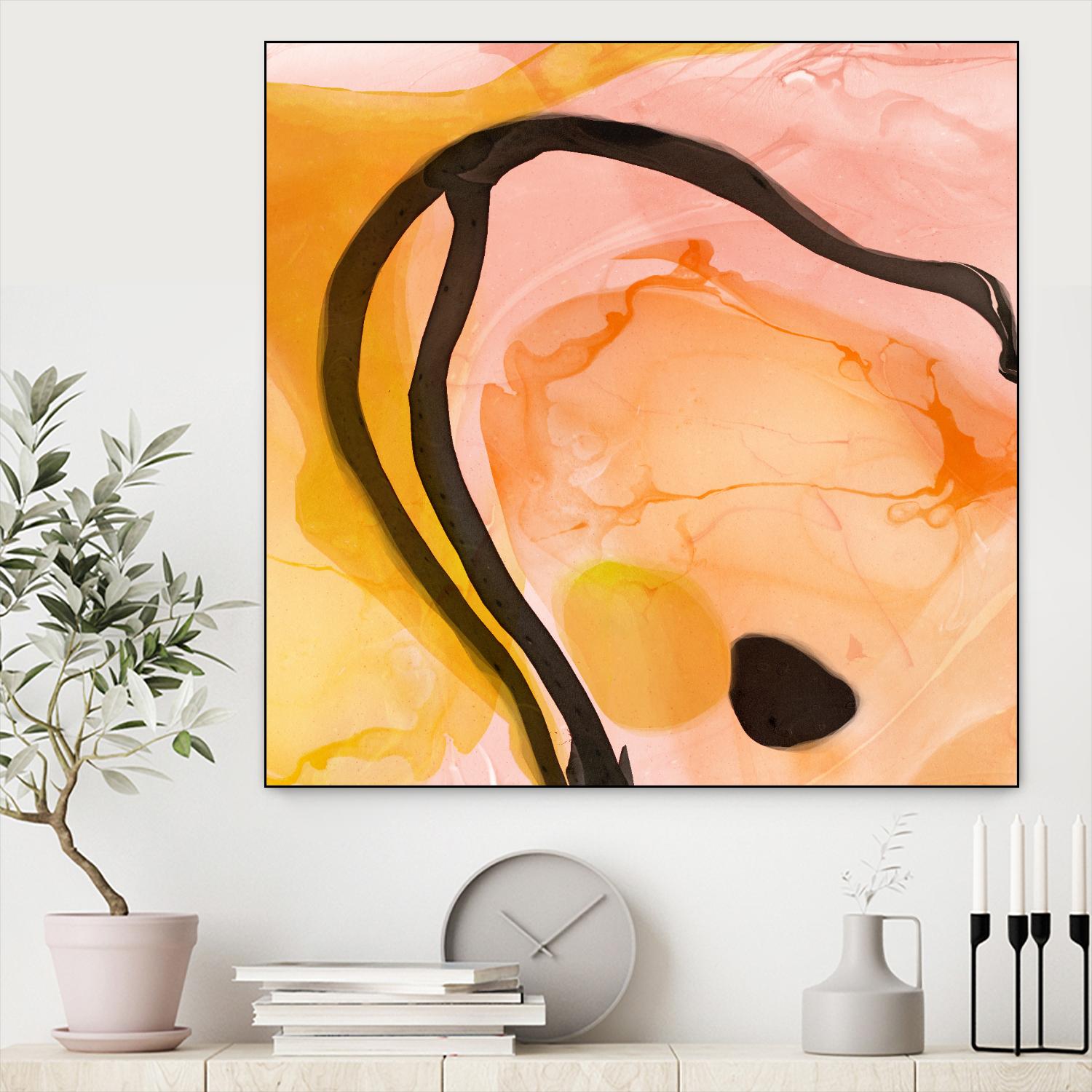 Sea Life in Pen 6 by Millie Brooks on GIANT ART - blue sea scene