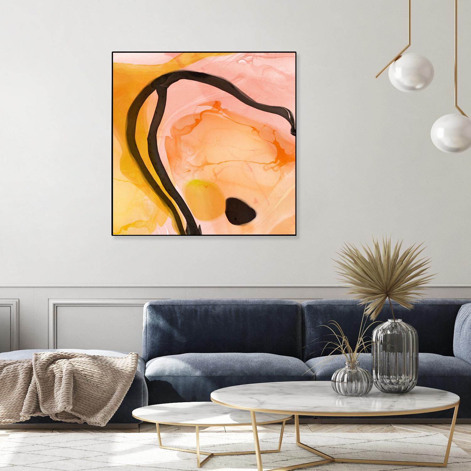 Sea Life in Pen 6 by Millie Brooks on GIANT ART - blue sea scene