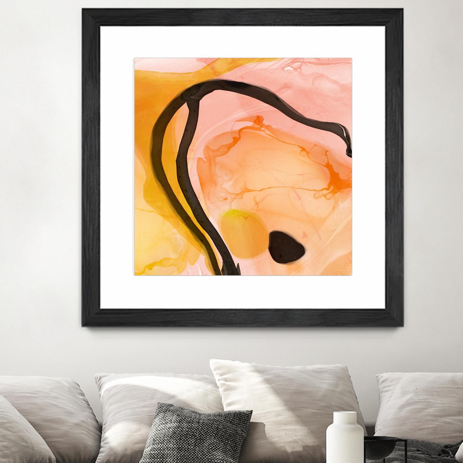 Sea Life in Pen 6 by Millie Brooks on GIANT ART - blue sea scene