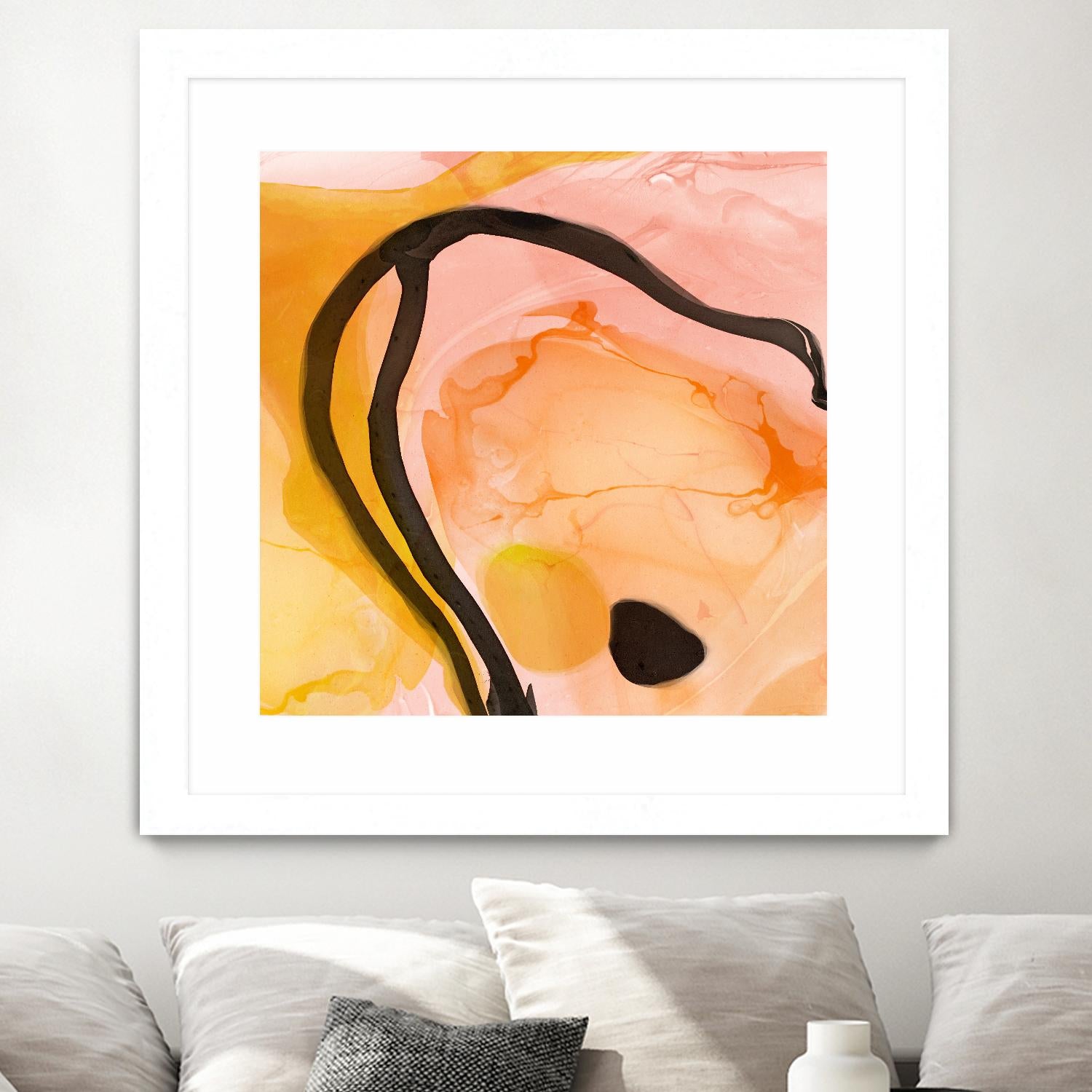 Sea Life in Pen 6 by Millie Brooks on GIANT ART - blue sea scene