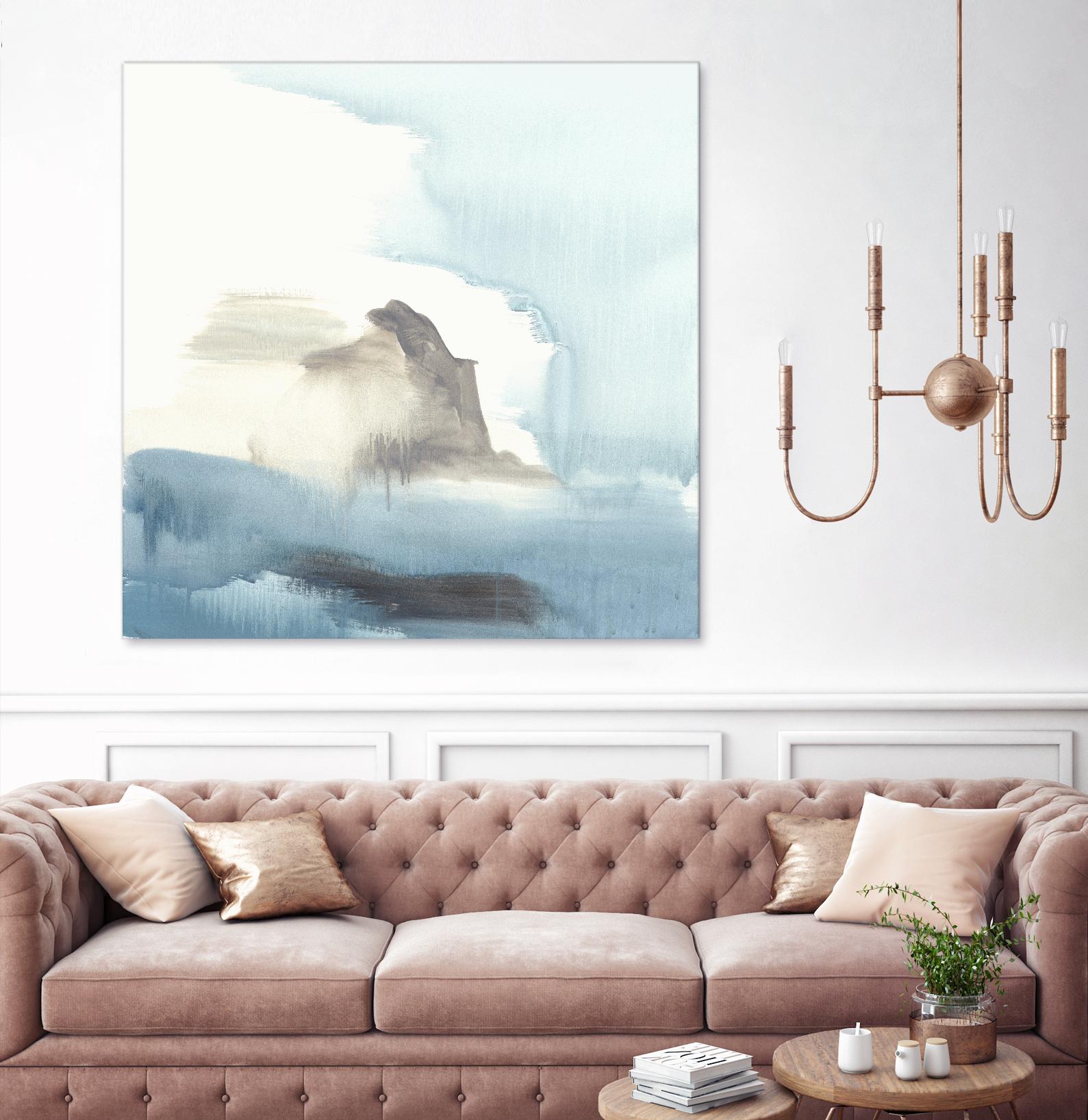 Seaview 3 by Natasha Marie on GIANT ART - grey landscape