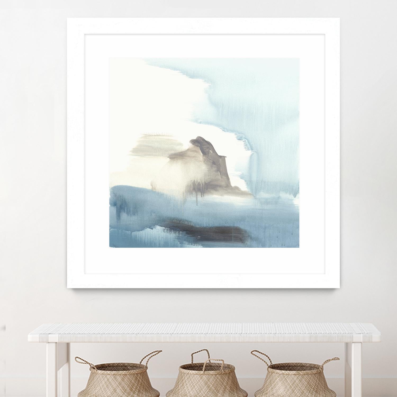 Seaview 3 by Natasha Marie on GIANT ART - grey landscape