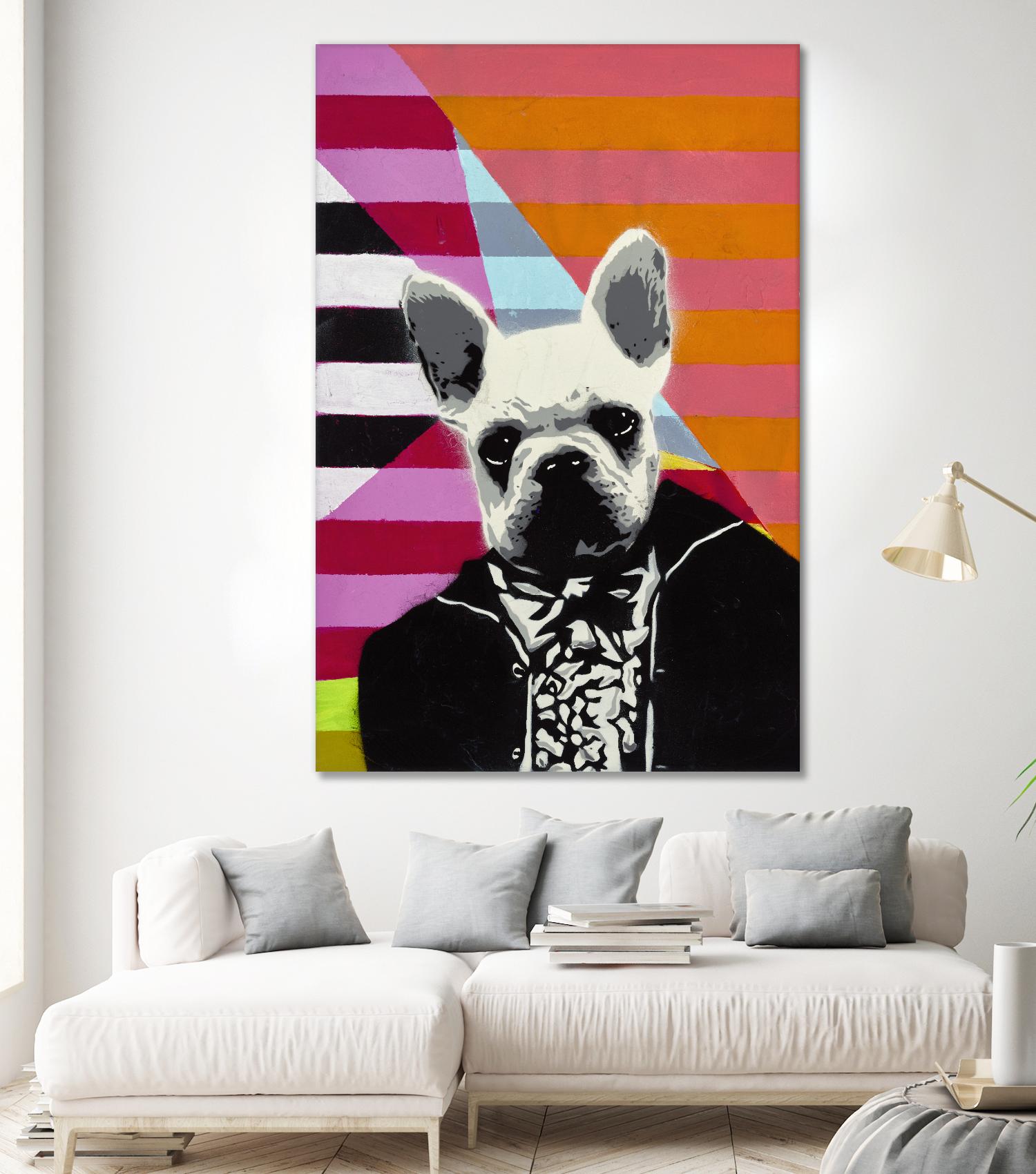 Mr. French by Urban Soule on GIANT ART - orange animals