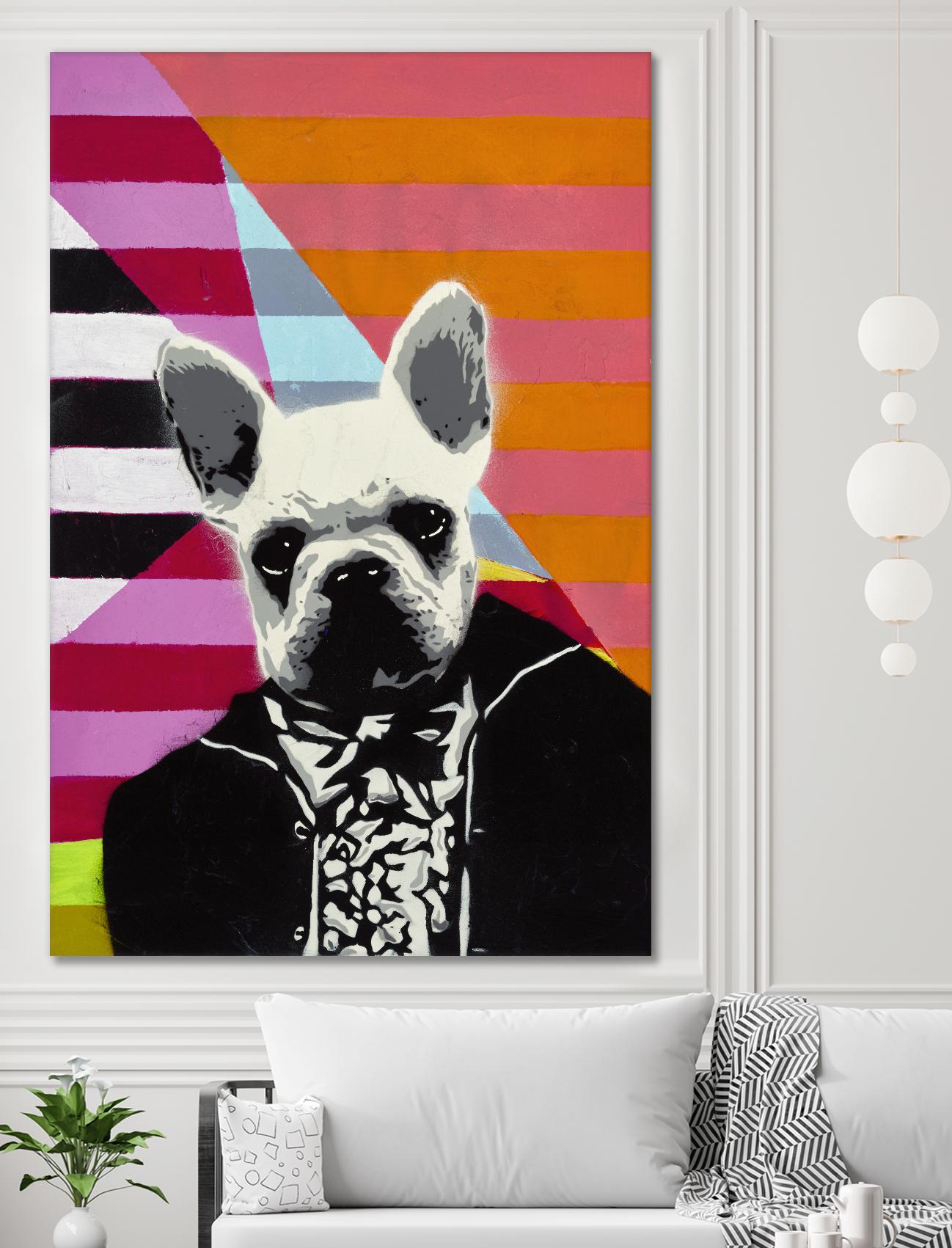 Mr. French by Urban Soule on GIANT ART - orange animals