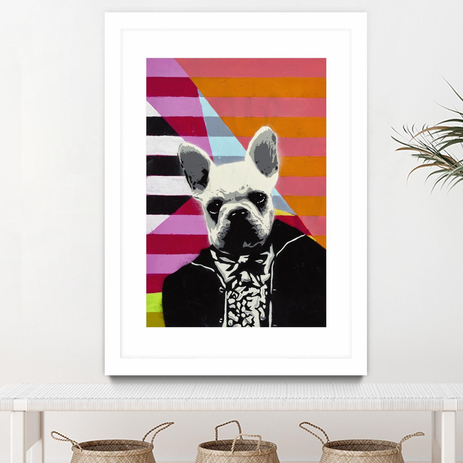 Mr. French by Urban Soule on GIANT ART - orange animals dog