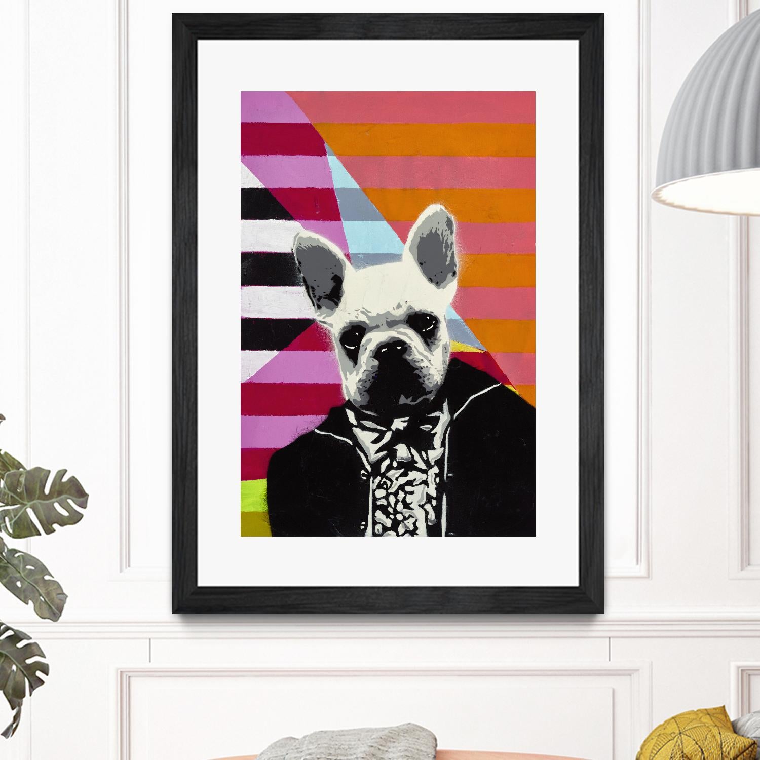 Mr. French by Urban Soule on GIANT ART - orange animals dog