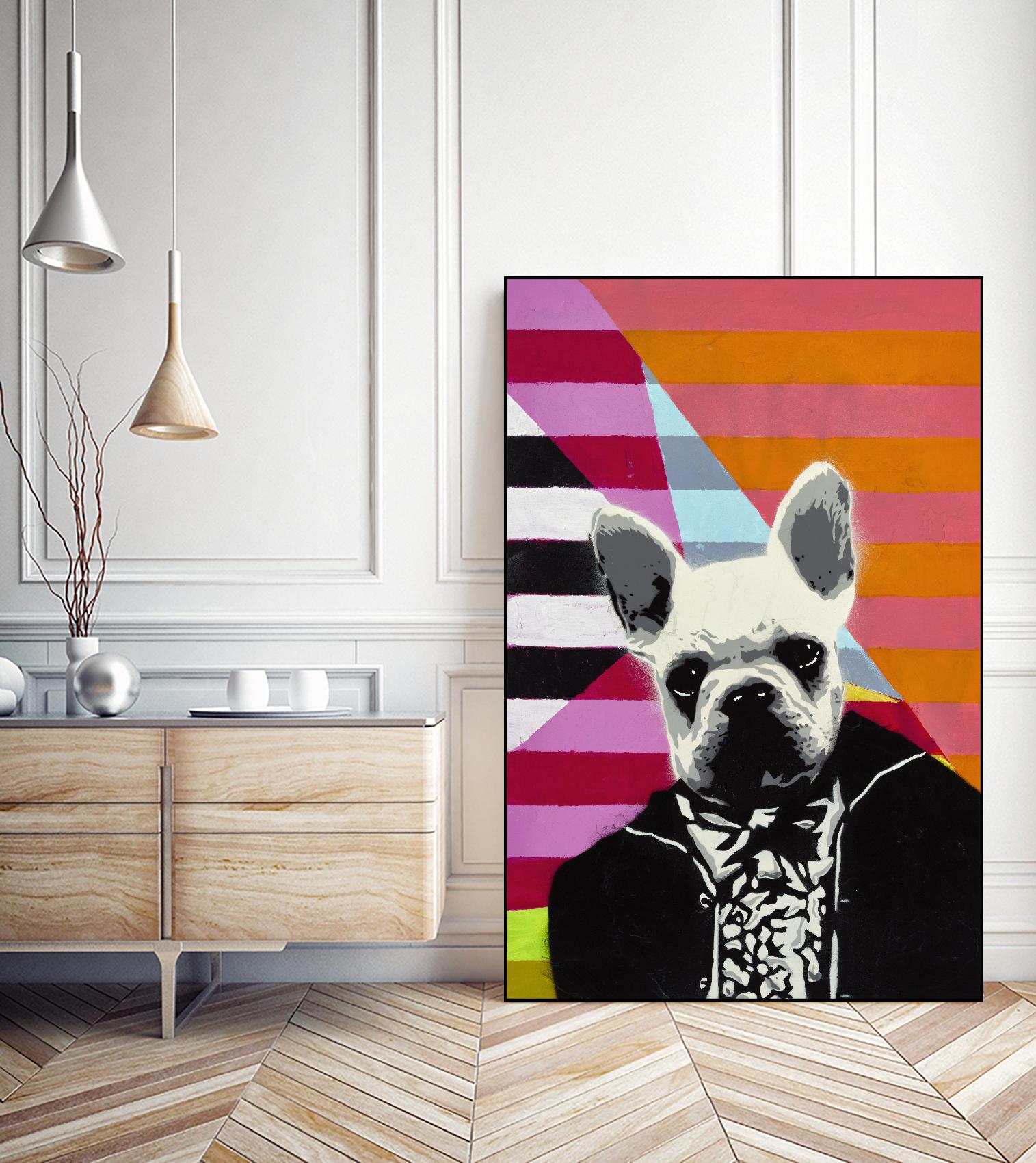 Mr. French by Urban Soule on GIANT ART - orange animals