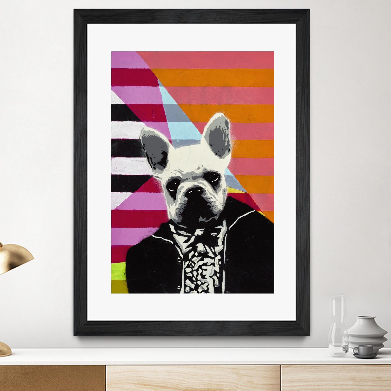 Mr. French by Urban Soule on GIANT ART - orange animals dog