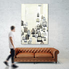 Birdcages 2 by NM Studio on GIANT ART - beige contemporary bird