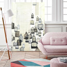 Birdcages 2 by NM Studio on GIANT ART - beige contemporary bird