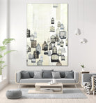 Birdcages 2 by NM Studio on GIANT ART - beige contemporary bird