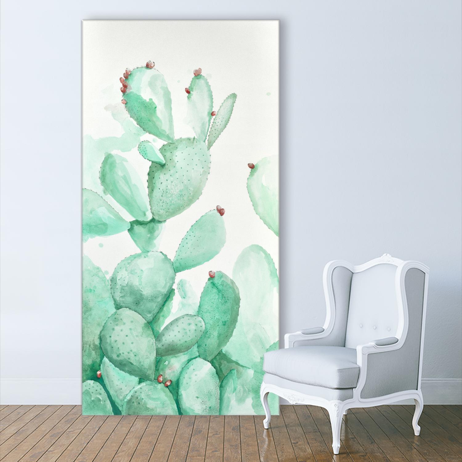 Turquoise Desert 2 by Allyson Fukushima on GIANT ART - green floral