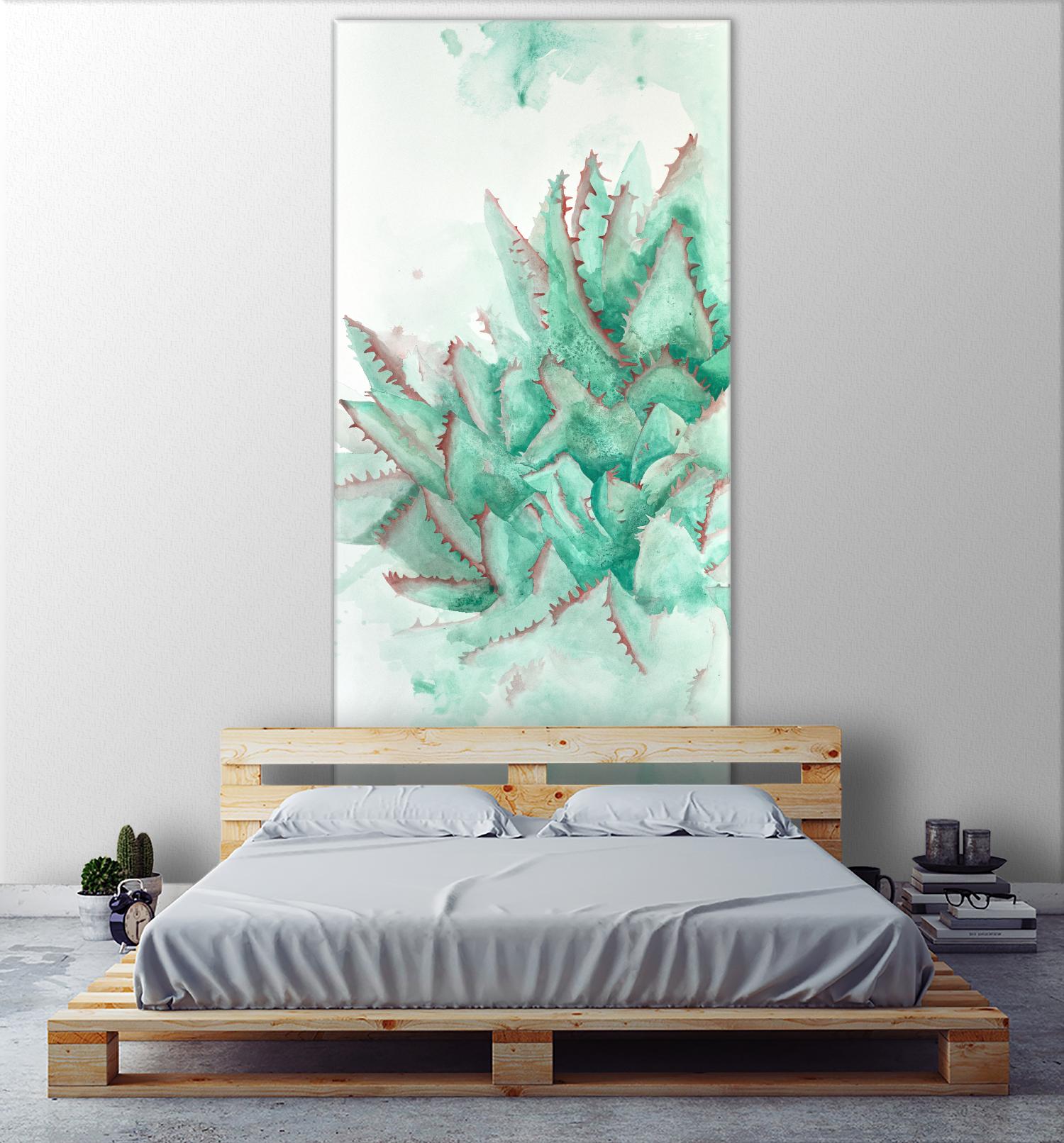 Turquoise Desert 3 by Allyson Fukushima on GIANT ART - green floral