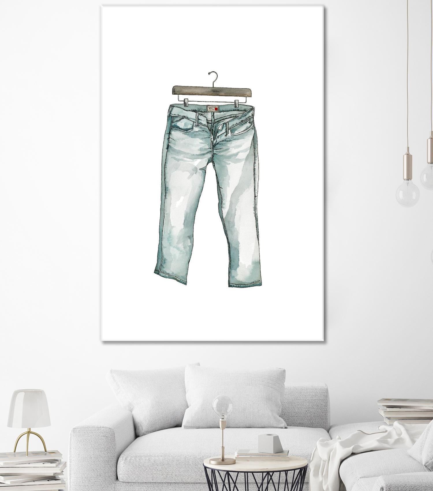 Wearables 2 by NM Studio on GIANT ART - blue figurative fashion