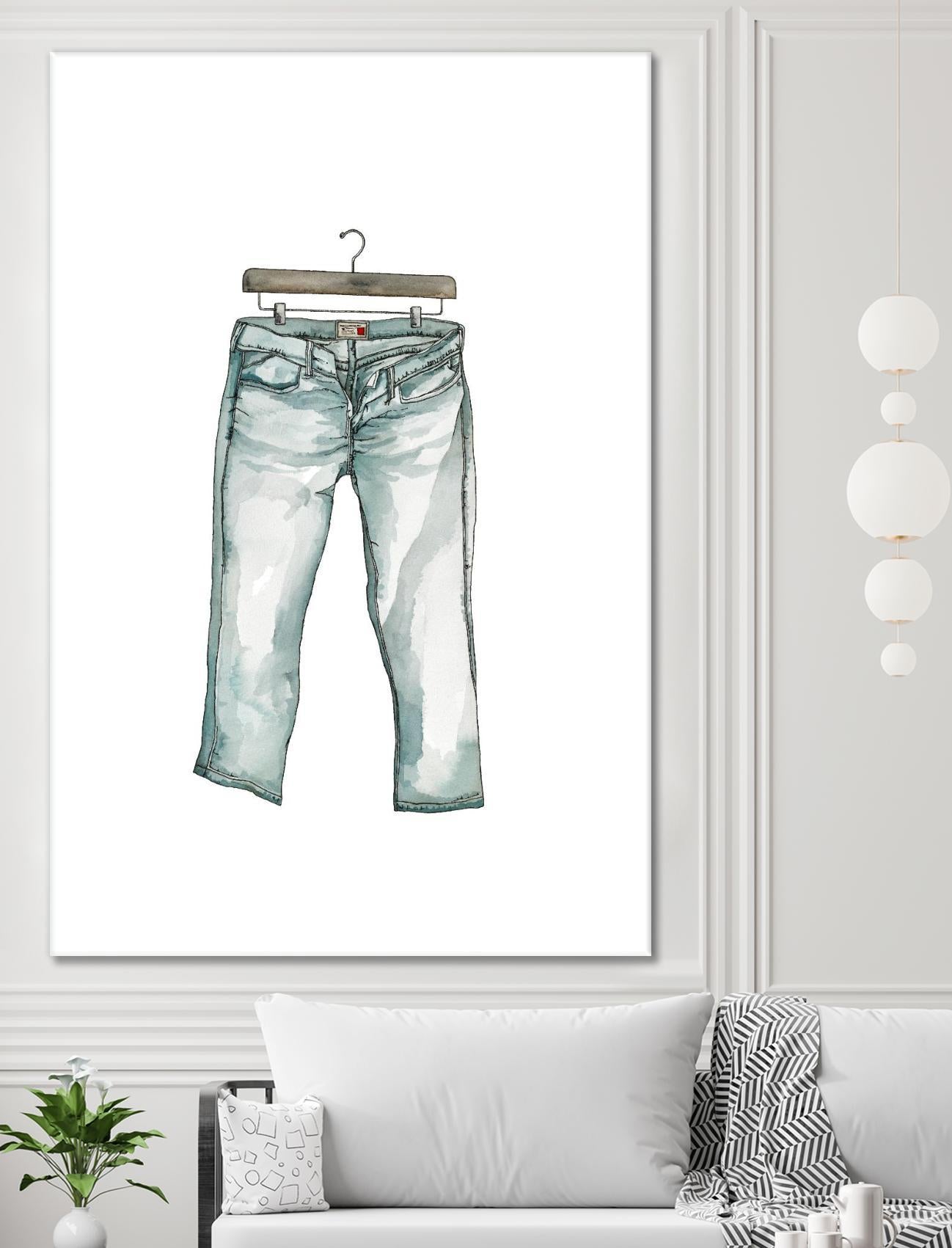 Wearables 2 by NM Studio on GIANT ART - blue figurative fashion